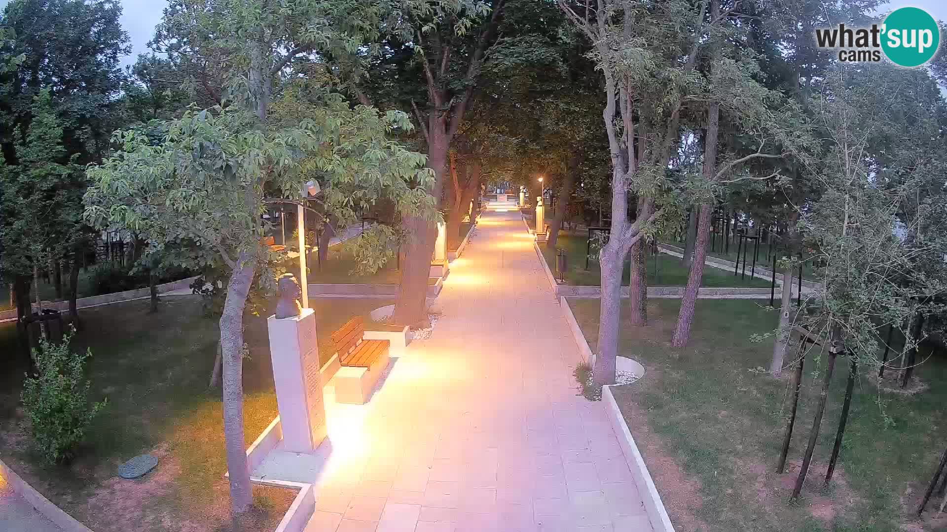 Writers’ Park Webcam Senj – Live by the Sea