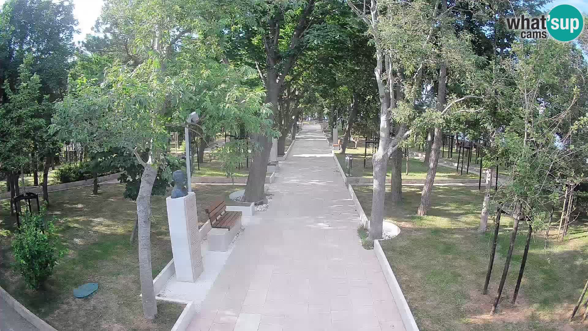 Writers’ Park Webcam Senj – Live by the Sea