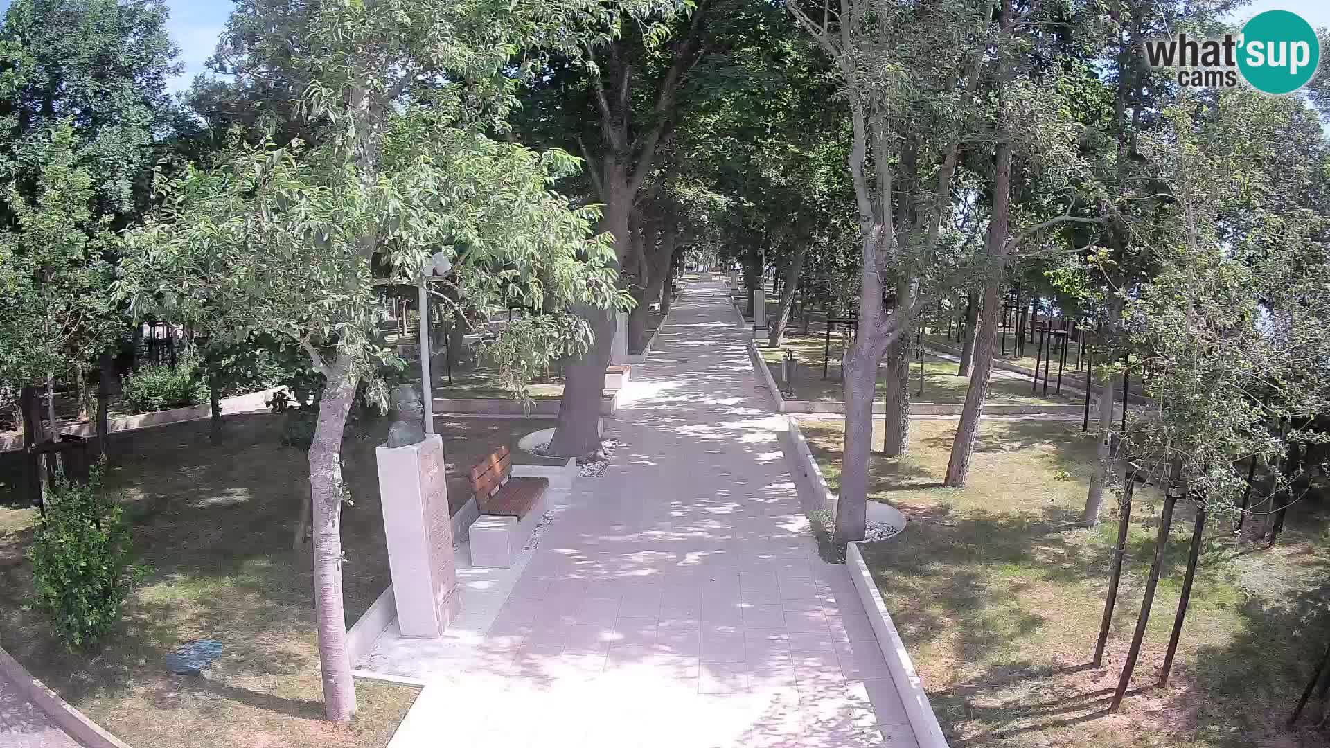 Writers’ Park Webcam Senj – Live by the Sea