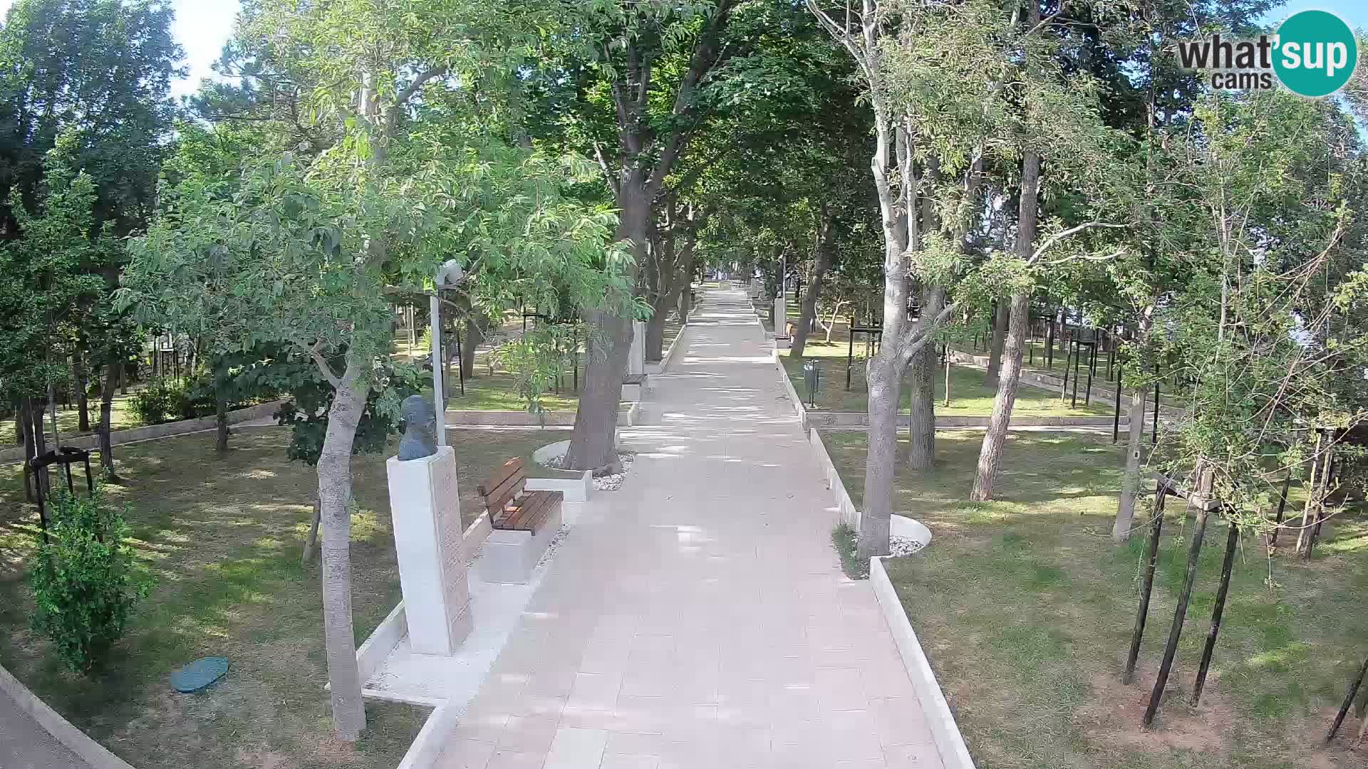 Writers’ Park Webcam Senj – Live by the Sea