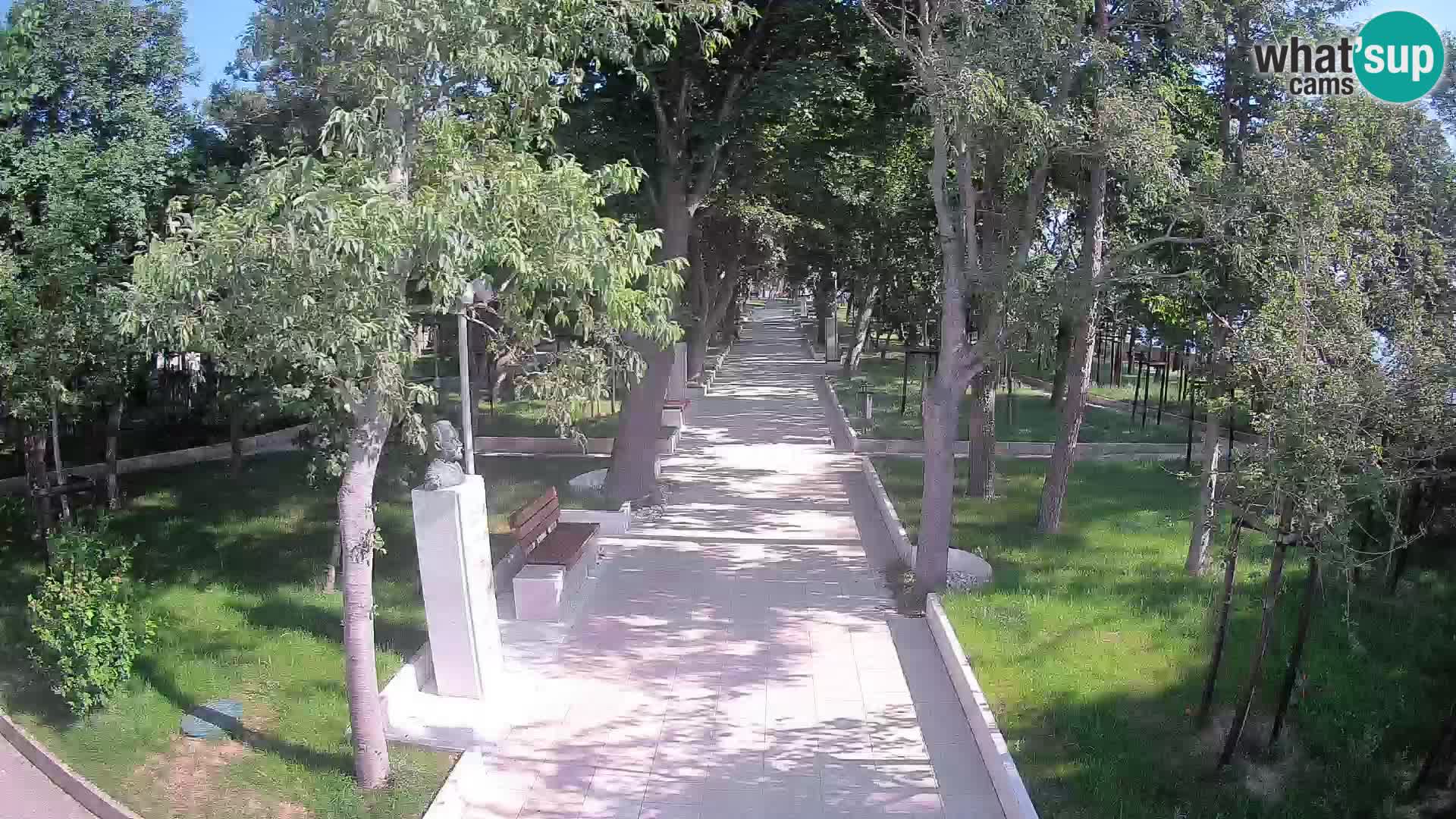 Writers’ Park Webcam Senj – Live by the Sea