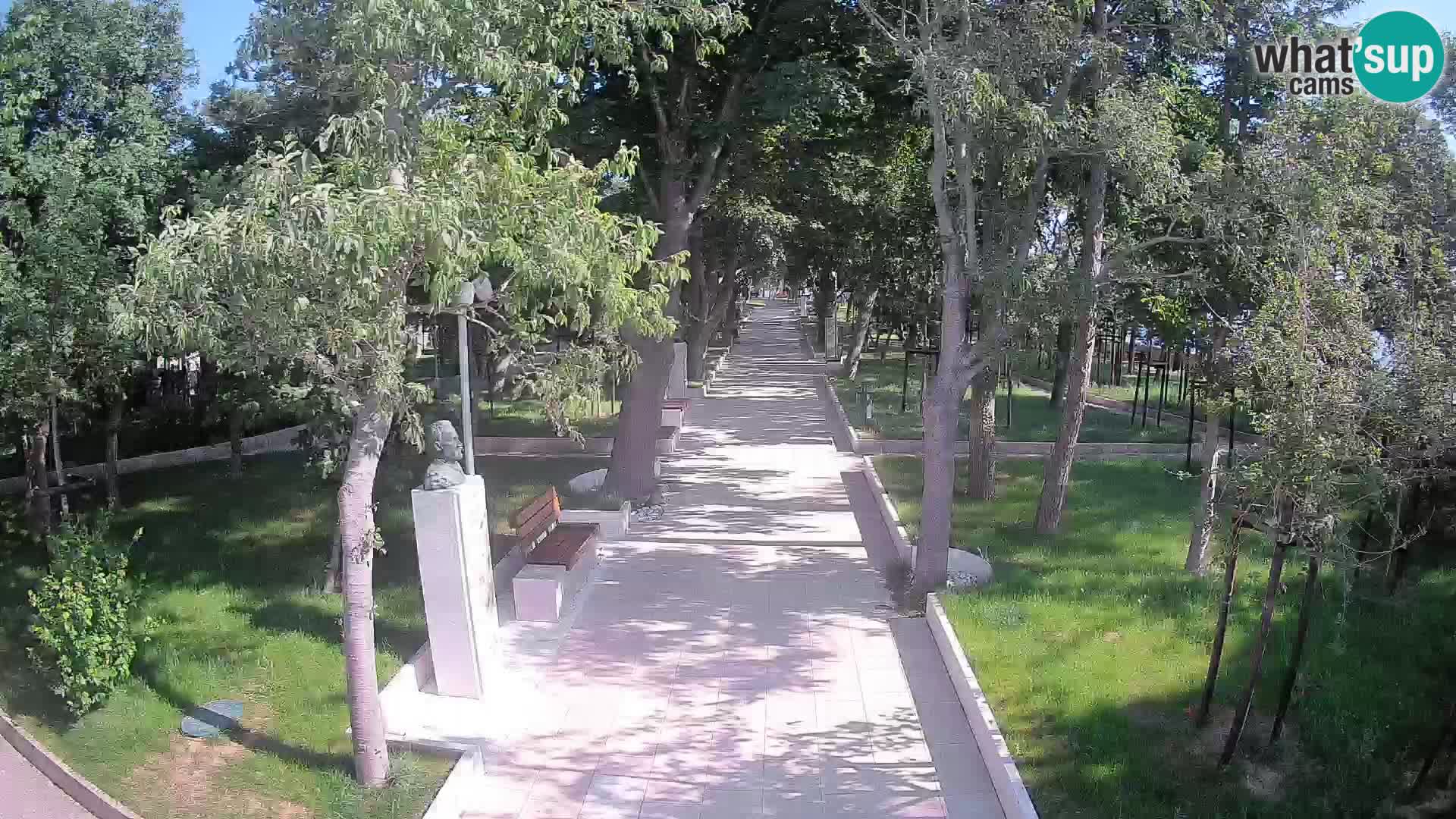 Writers’ Park Webcam Senj – Live by the Sea