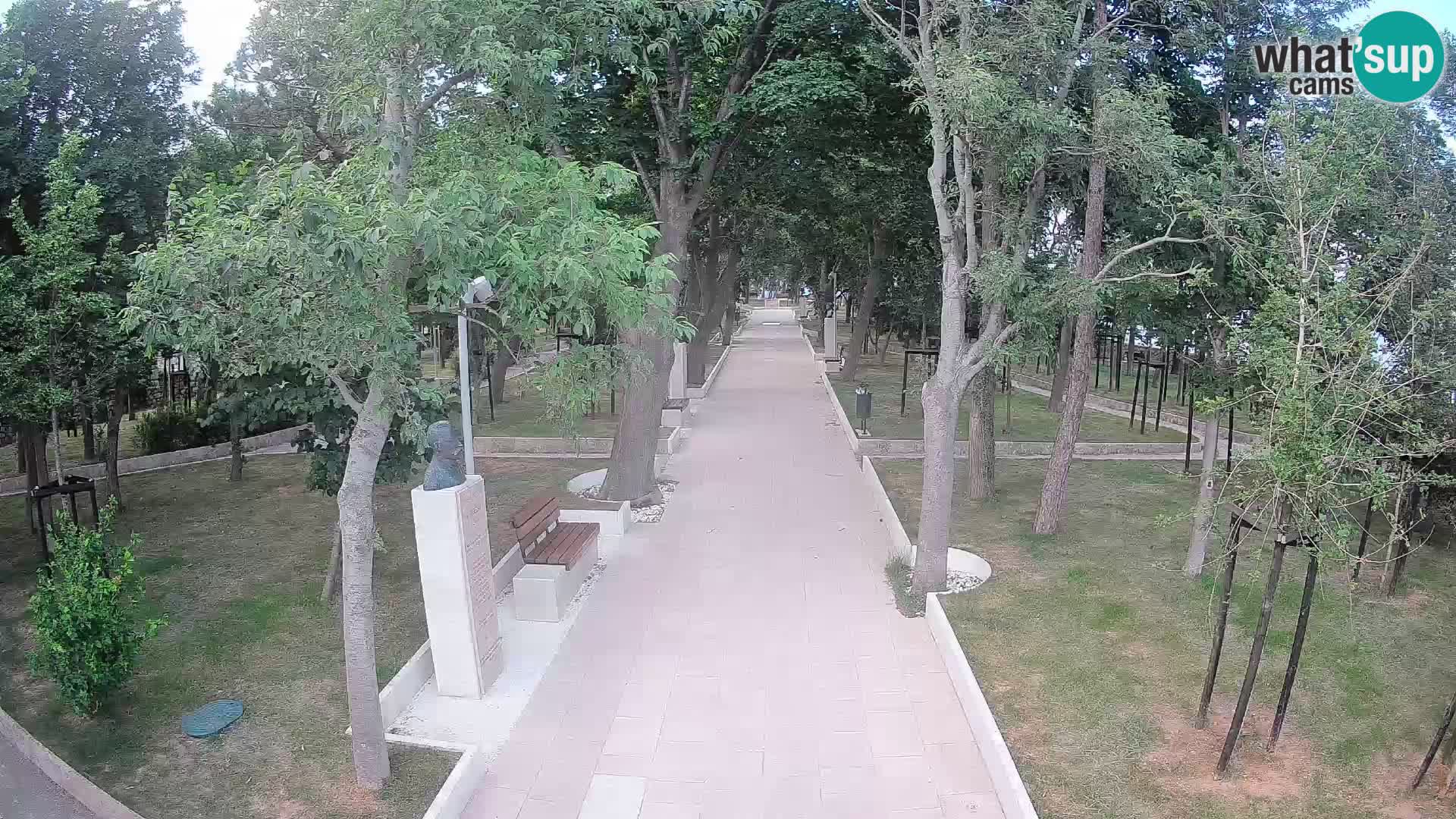 Webcam Schriftstellerpark Senj – Live am Meer