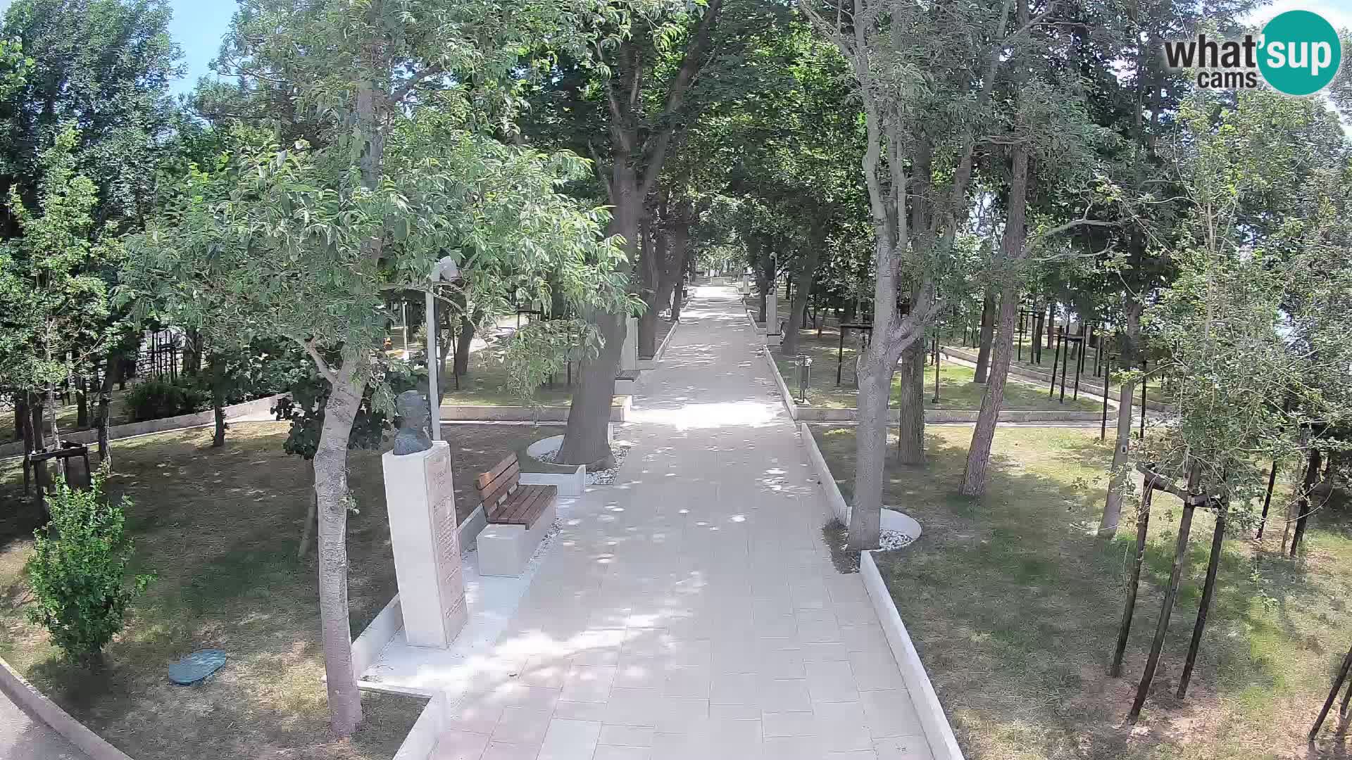 Writers’ Park Webcam Senj – Live by the Sea