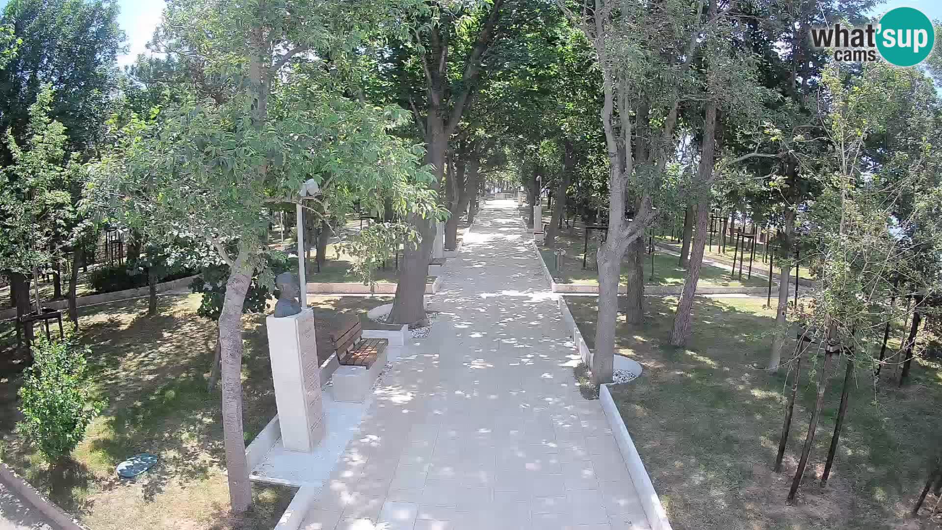 Writers’ Park Webcam Senj – Live by the Sea
