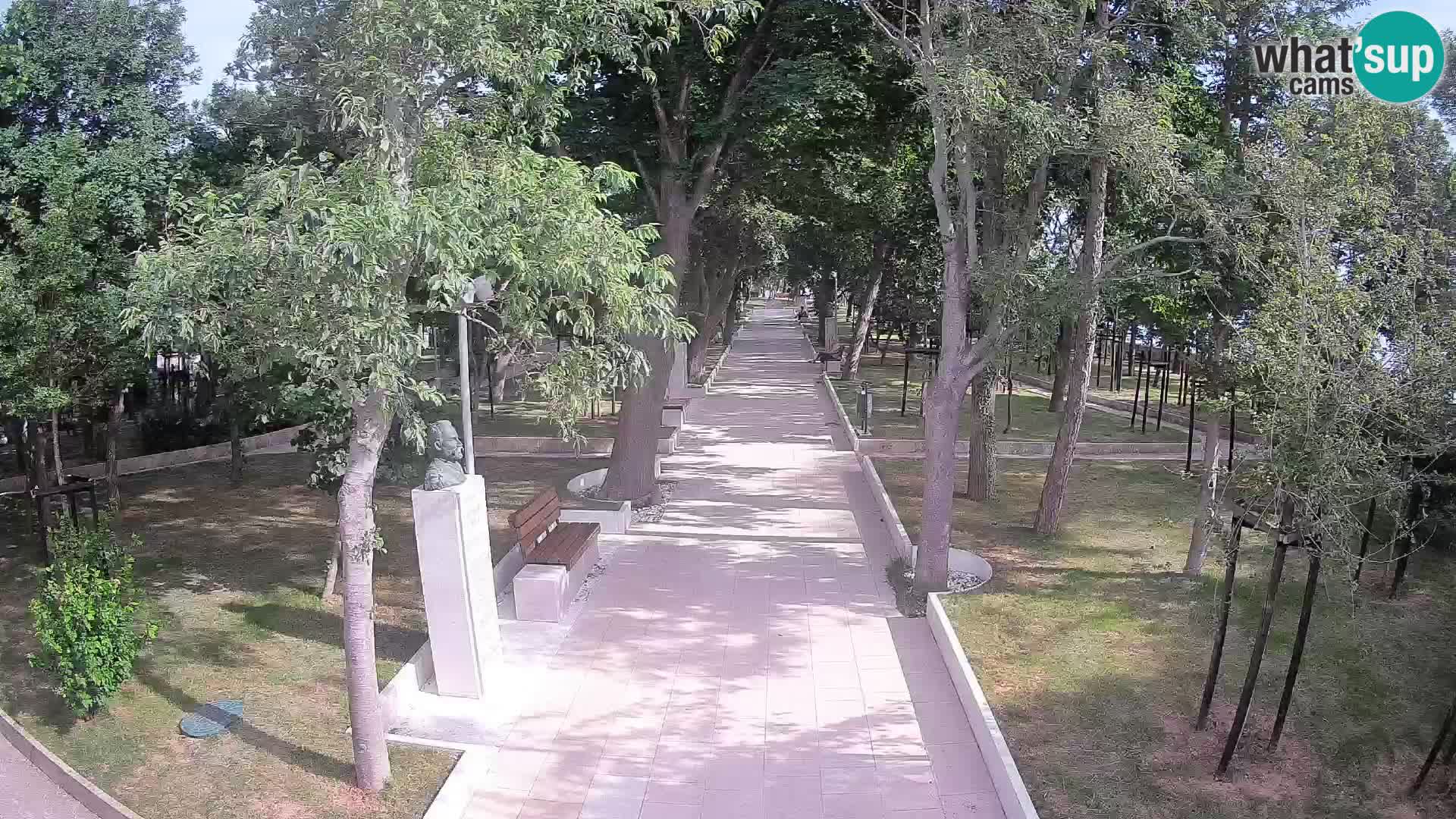 Writers’ Park Webcam Senj – Live by the Sea