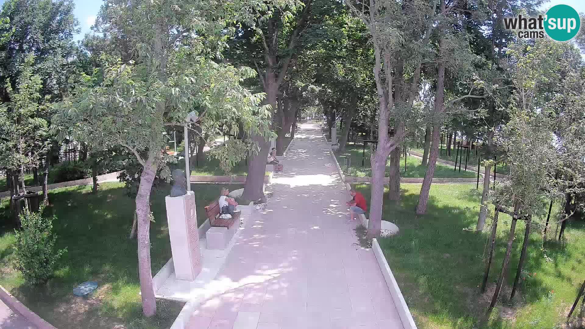 Writers’ Park Webcam Senj – Live by the Sea
