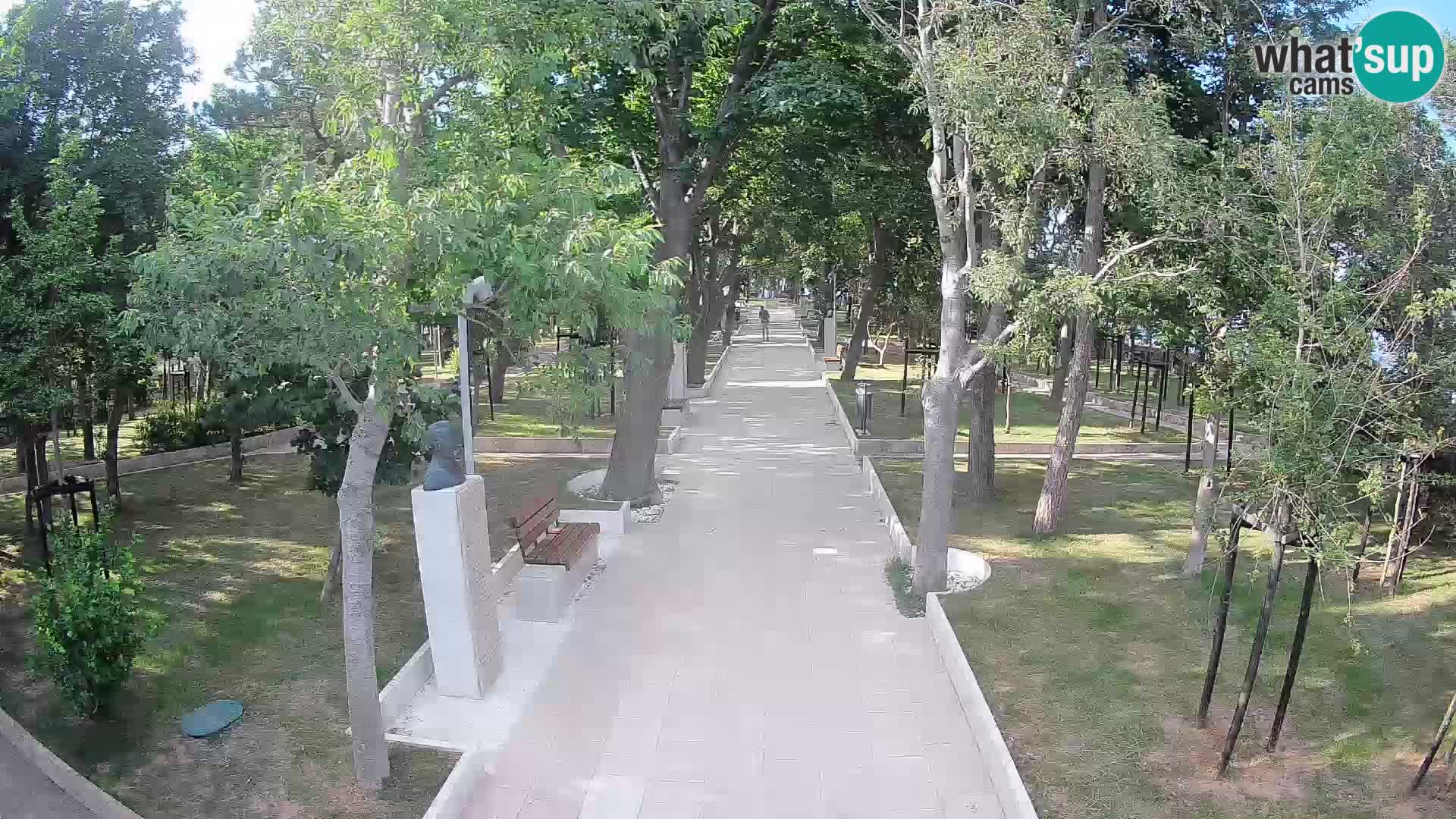 Writers’ Park Webcam Senj – Live by the Sea