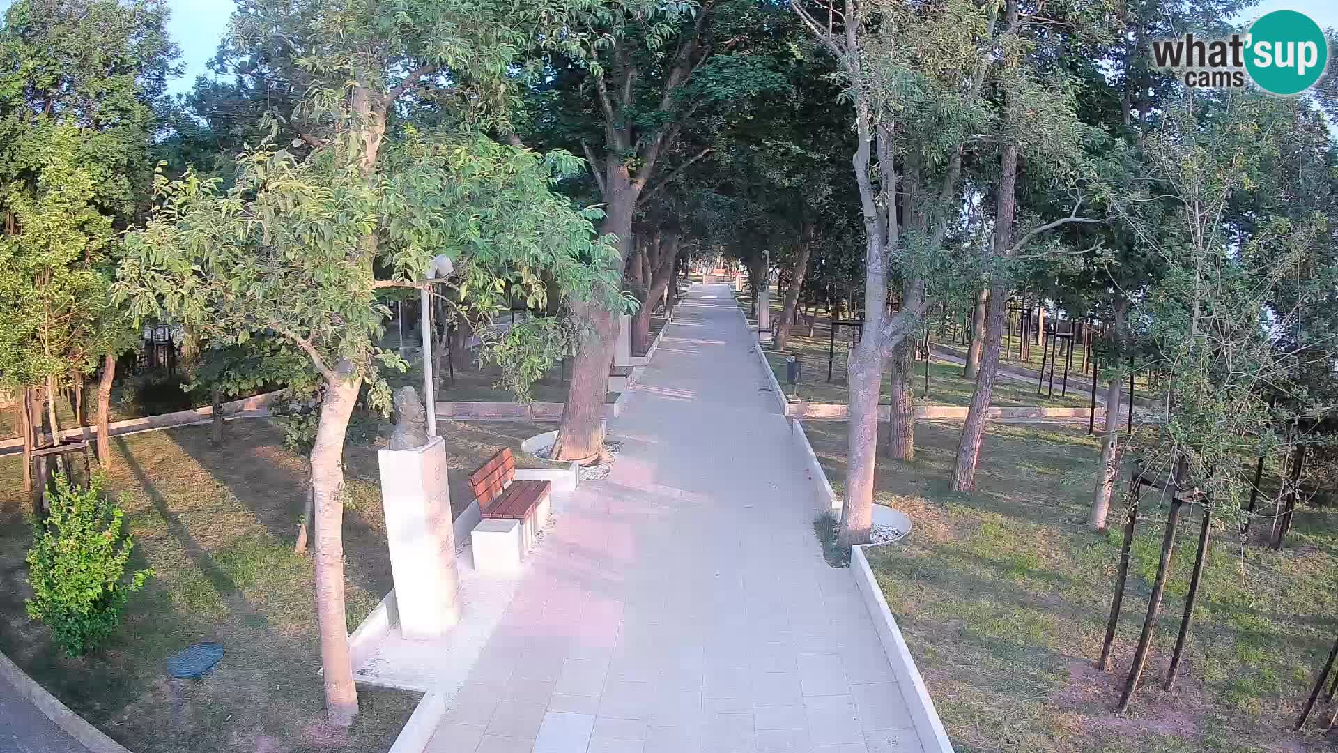 Writers’ Park Webcam Senj – Live by the Sea