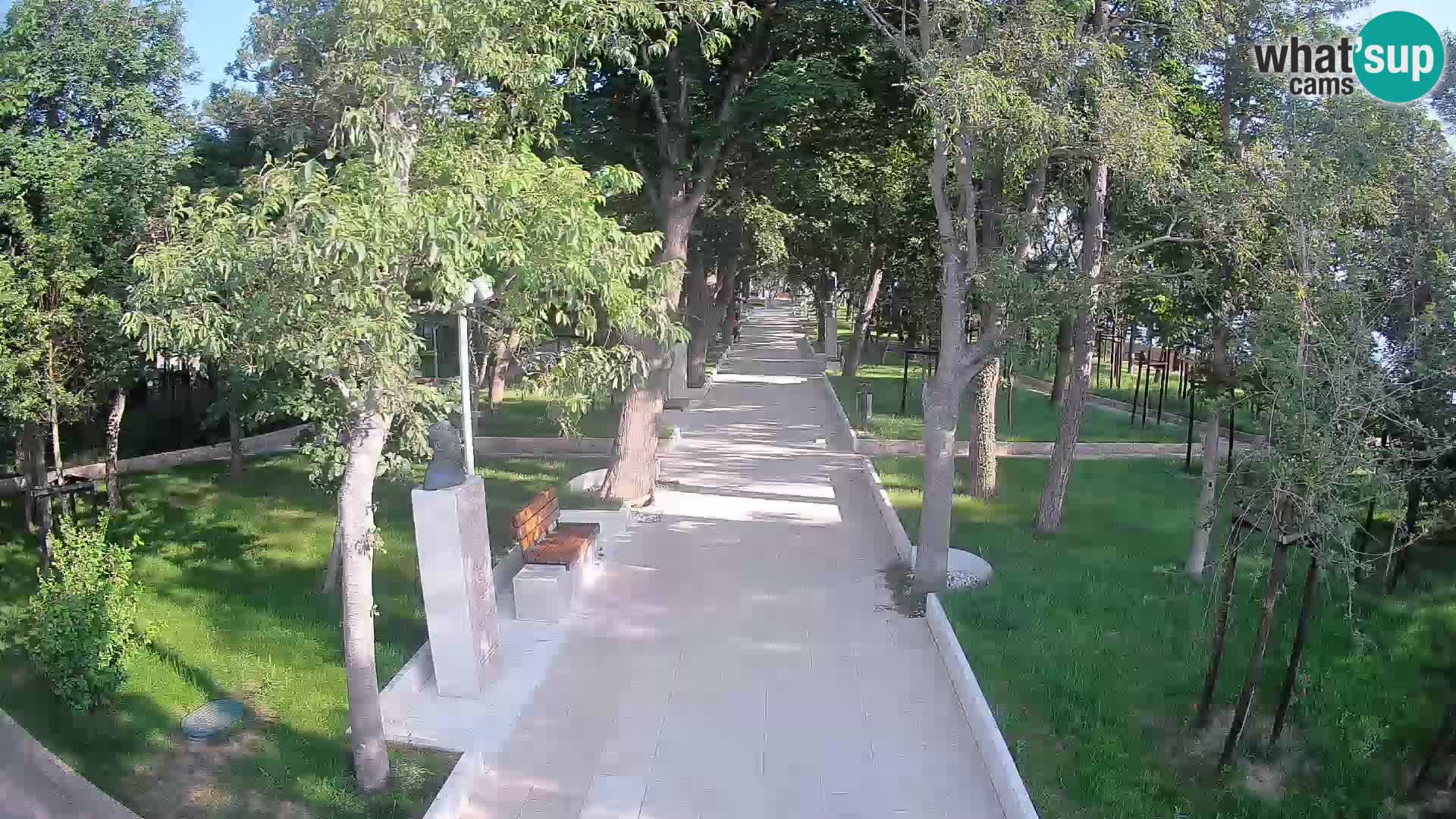 Writers’ Park Webcam Senj – Live by the Sea