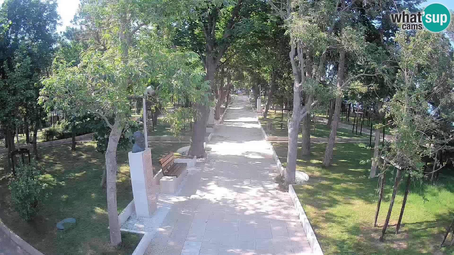 Writers’ Park Webcam Senj – Live by the Sea