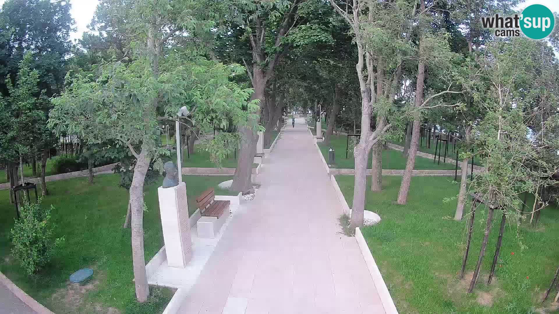 Webcam Schriftstellerpark Senj – Live am Meer