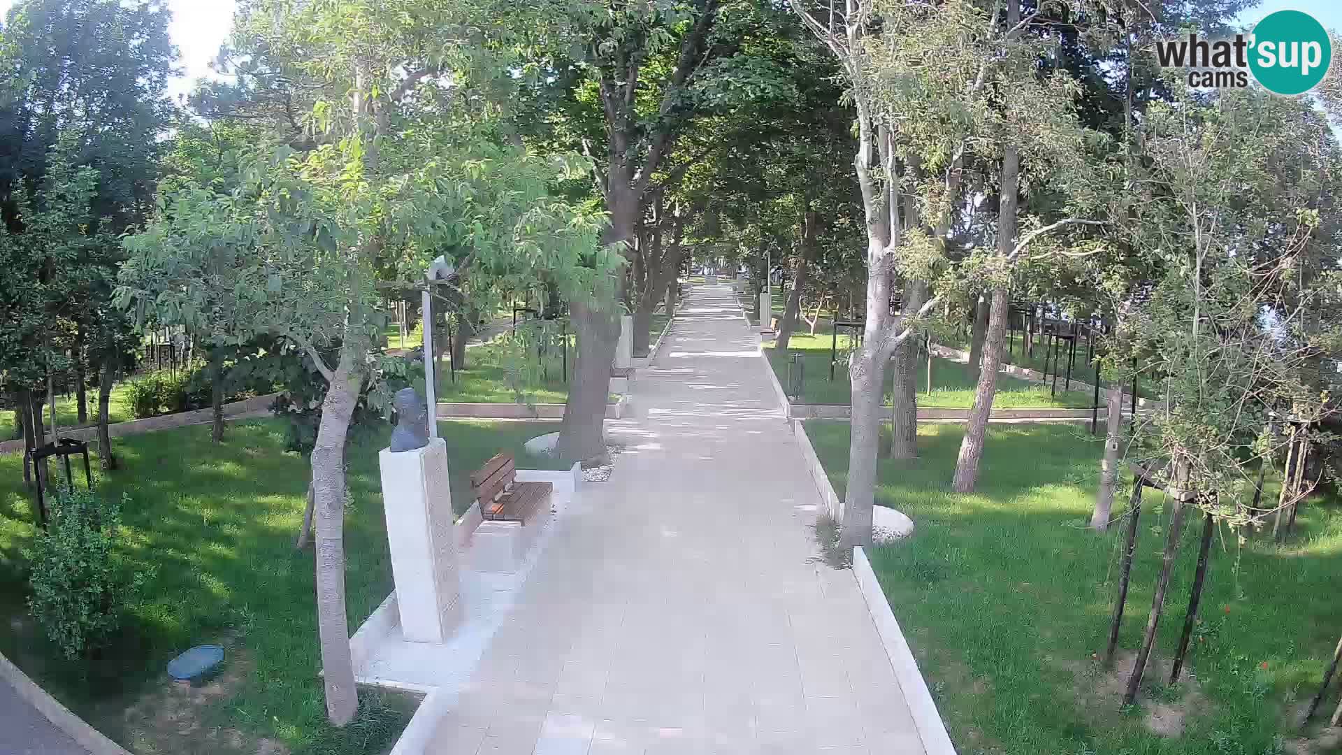 Writers’ Park Webcam Senj – Live by the Sea