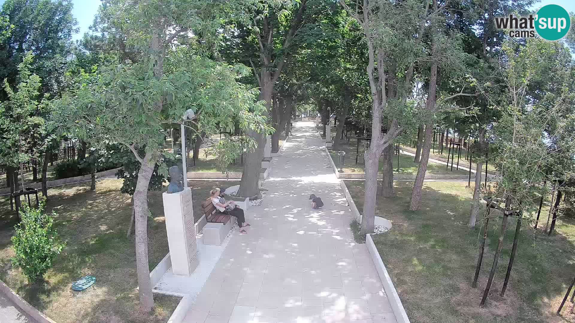 Writers’ Park Webcam Senj – Live by the Sea