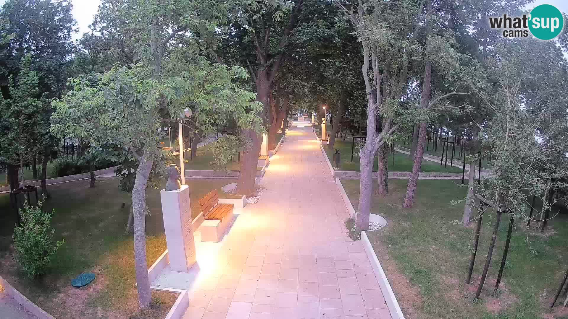 Webcam Schriftstellerpark Senj – Live am Meer