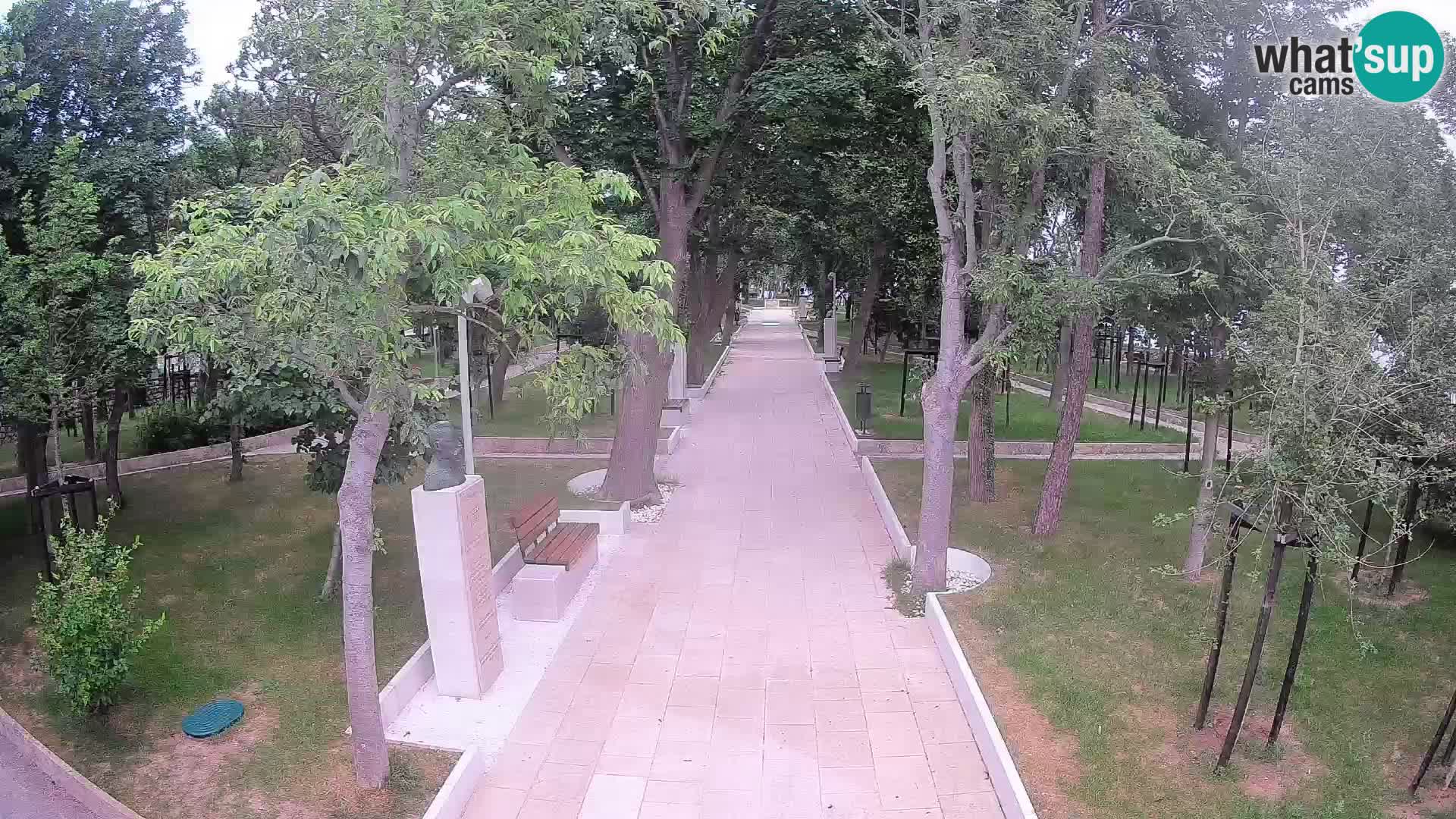 Writers’ Park Webcam Senj – Live by the Sea