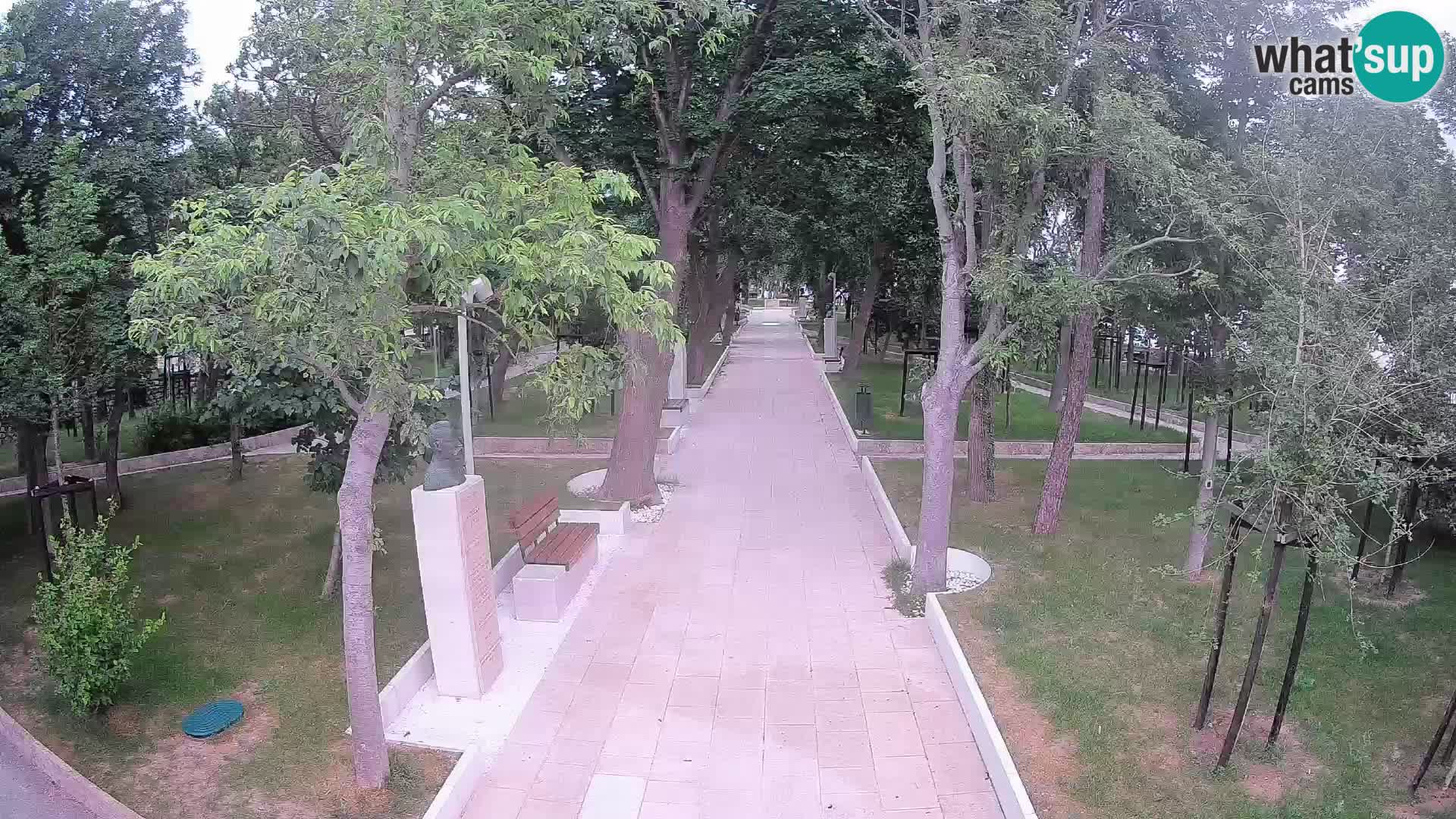 Writers’ Park Webcam Senj – Live by the Sea