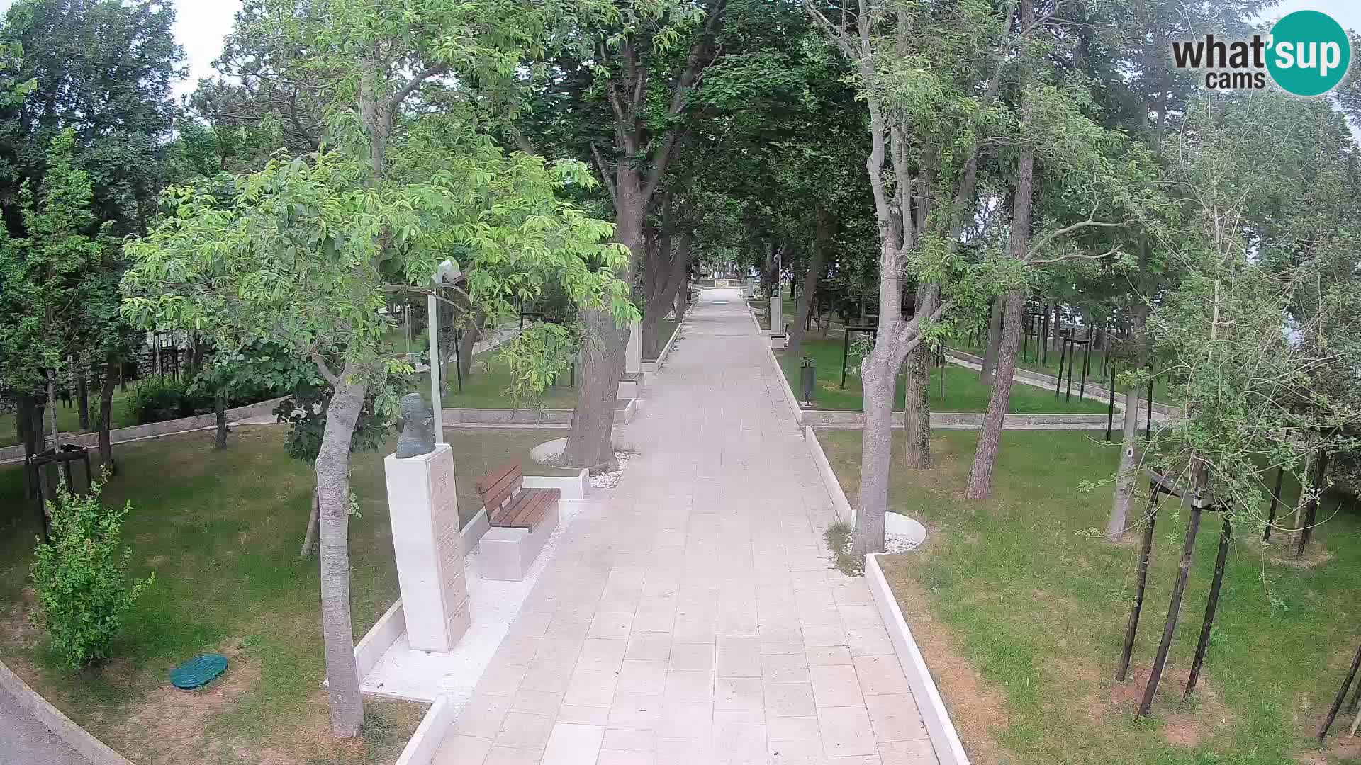 Writers’ Park Webcam Senj – Live by the Sea