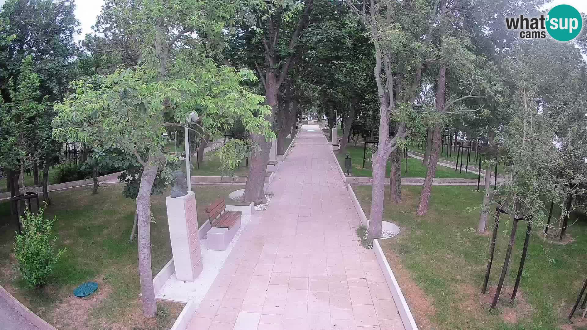 Webcam Schriftstellerpark Senj – Live am Meer