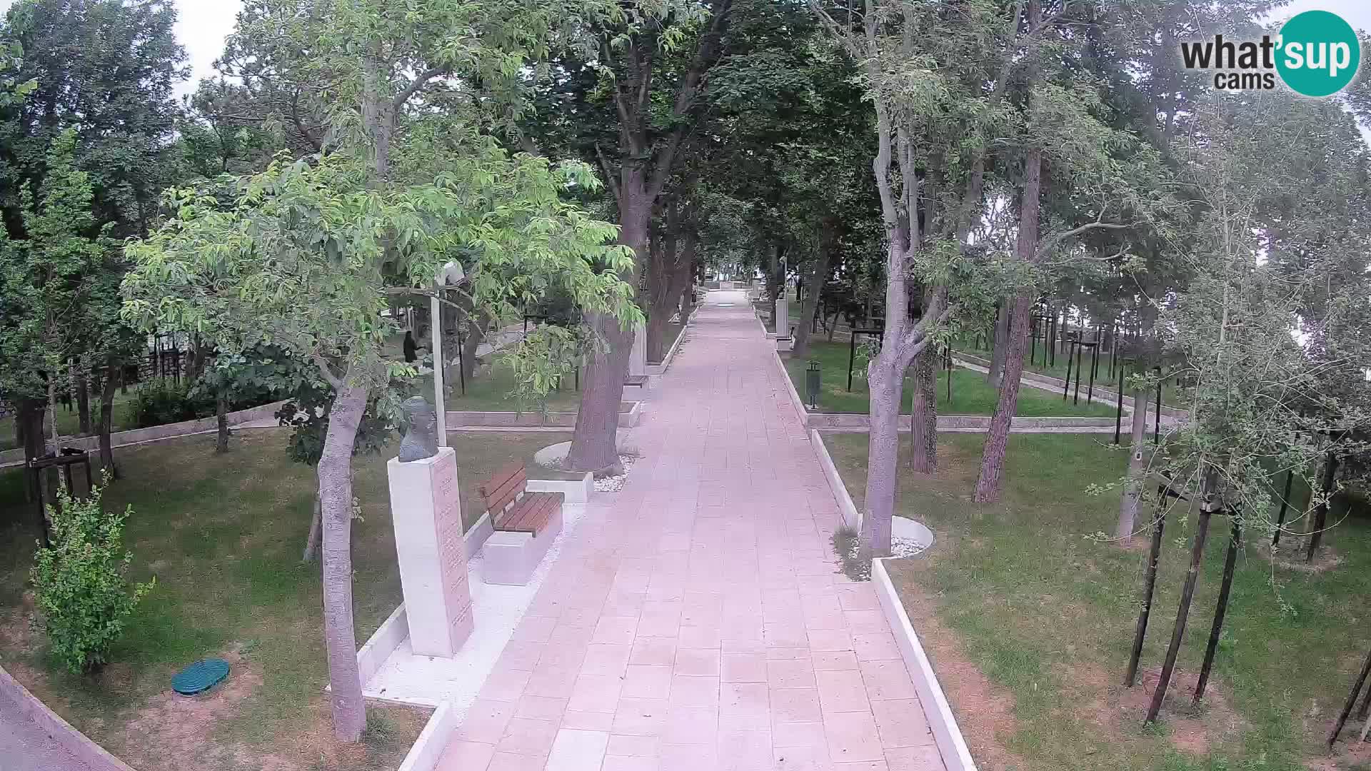 Webcam Schriftstellerpark Senj – Live am Meer