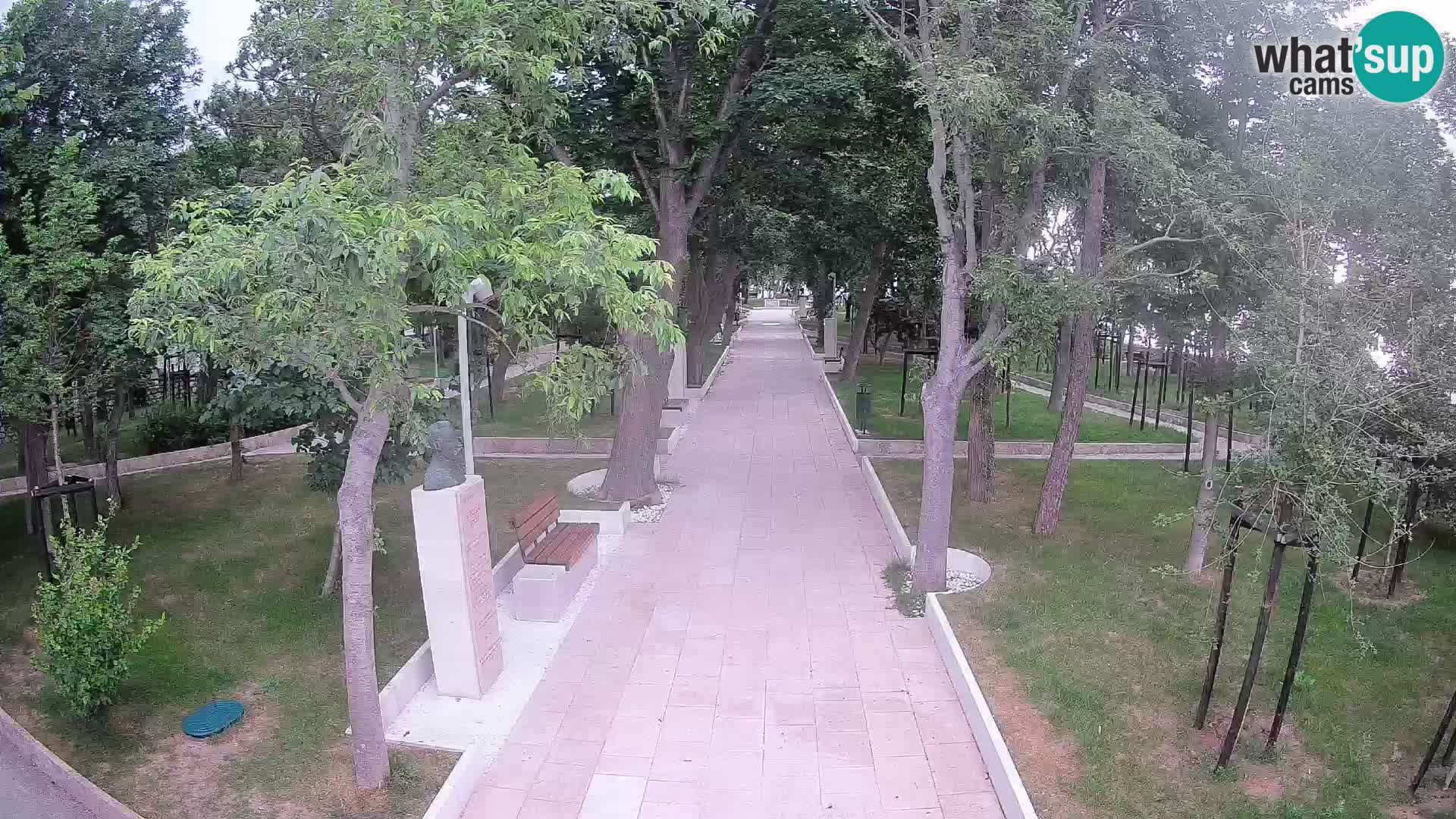 Writers’ Park Webcam Senj – Live by the Sea