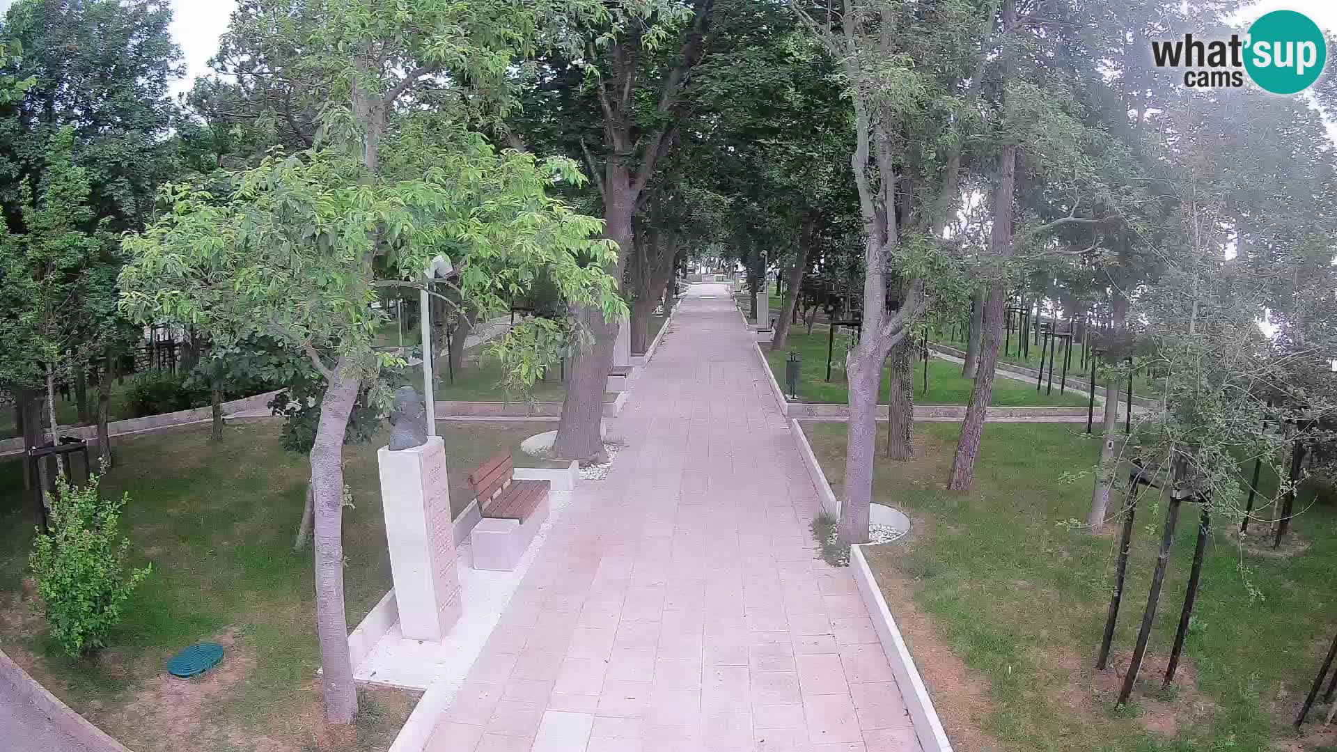 Webcam Schriftstellerpark Senj – Live am Meer
