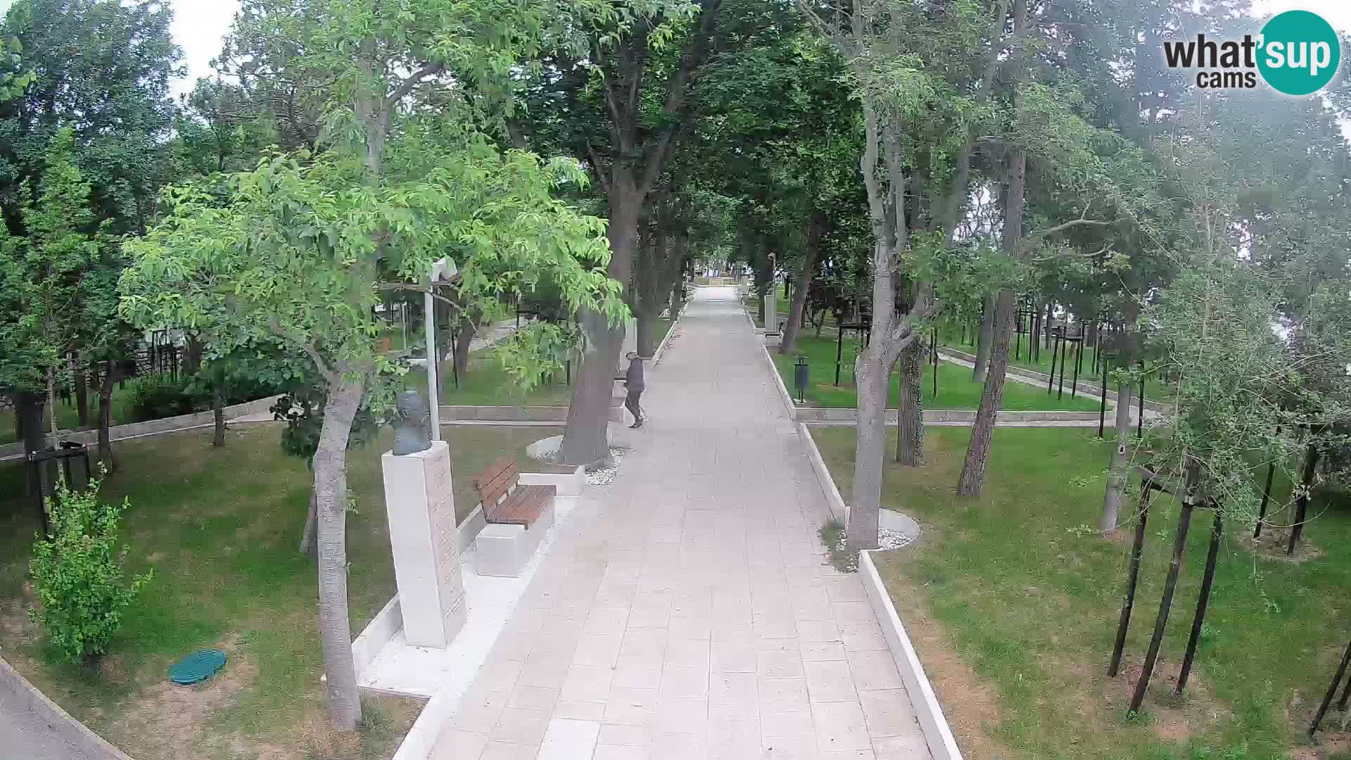 Writers’ Park Webcam Senj – Live by the Sea