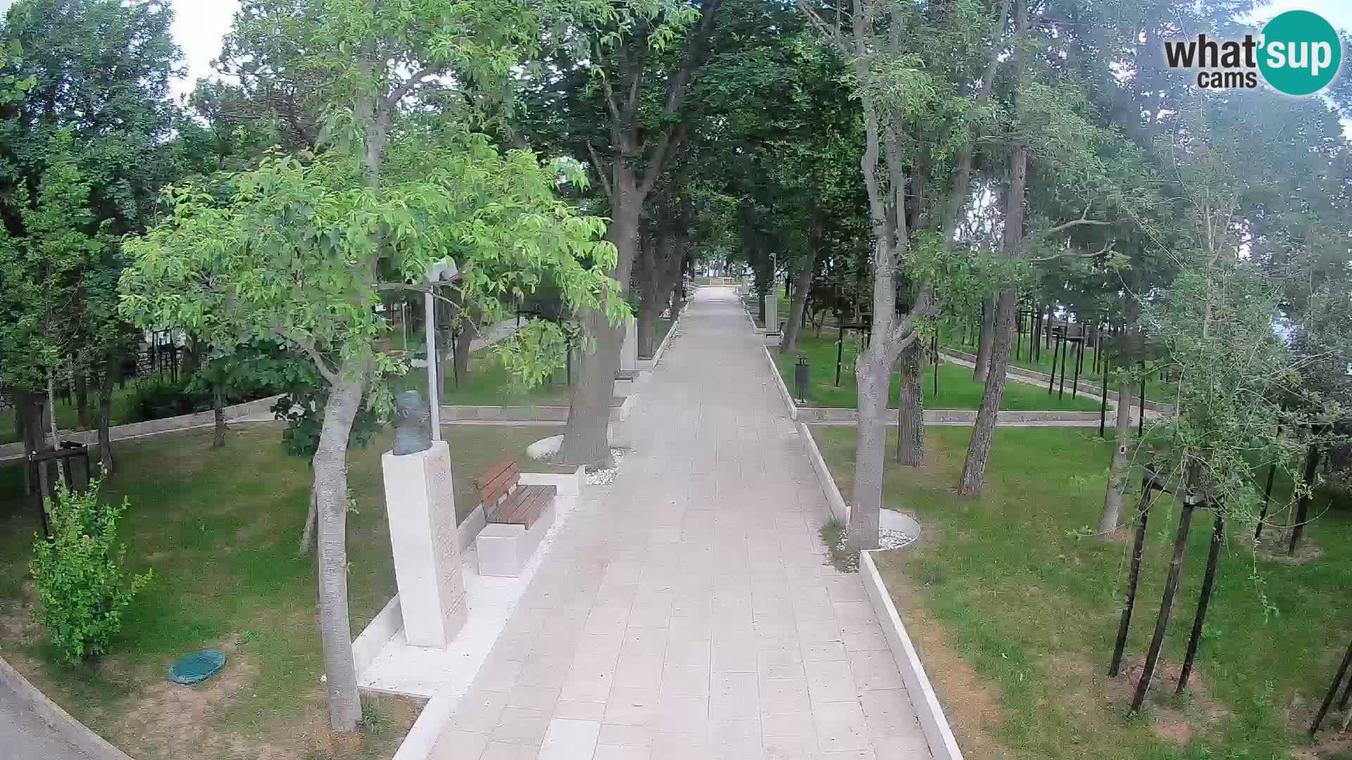 Writers’ Park Webcam Senj – Live by the Sea
