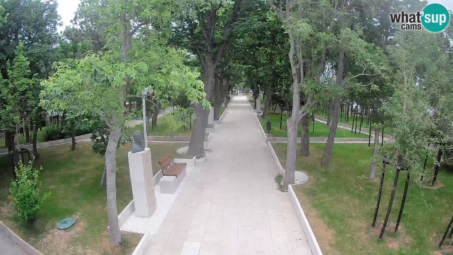 Webcam Schriftstellerpark Senj – Live am Meer