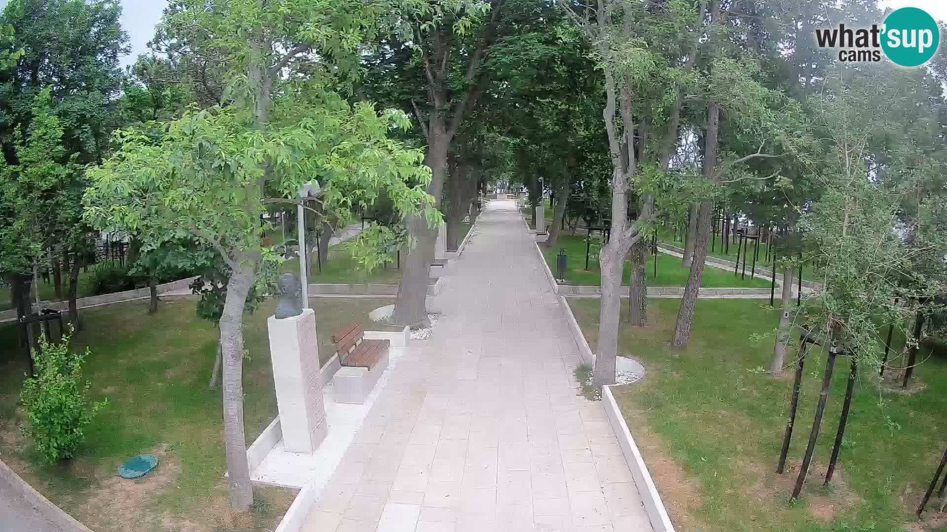Writers’ Park Webcam Senj – Live by the Sea