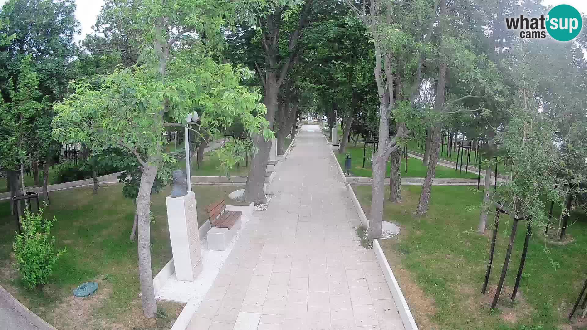 Writers’ Park Webcam Senj – Live by the Sea
