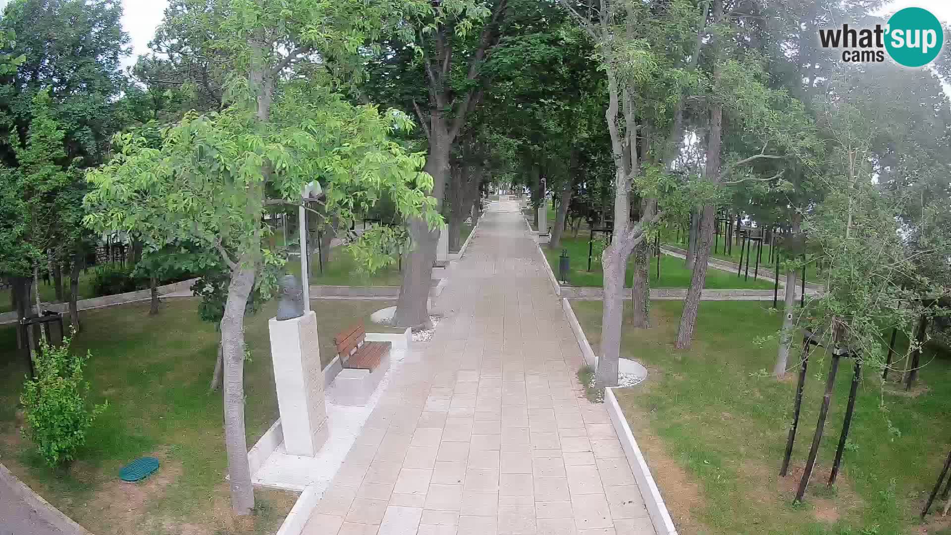Writers’ Park Webcam Senj – Live by the Sea