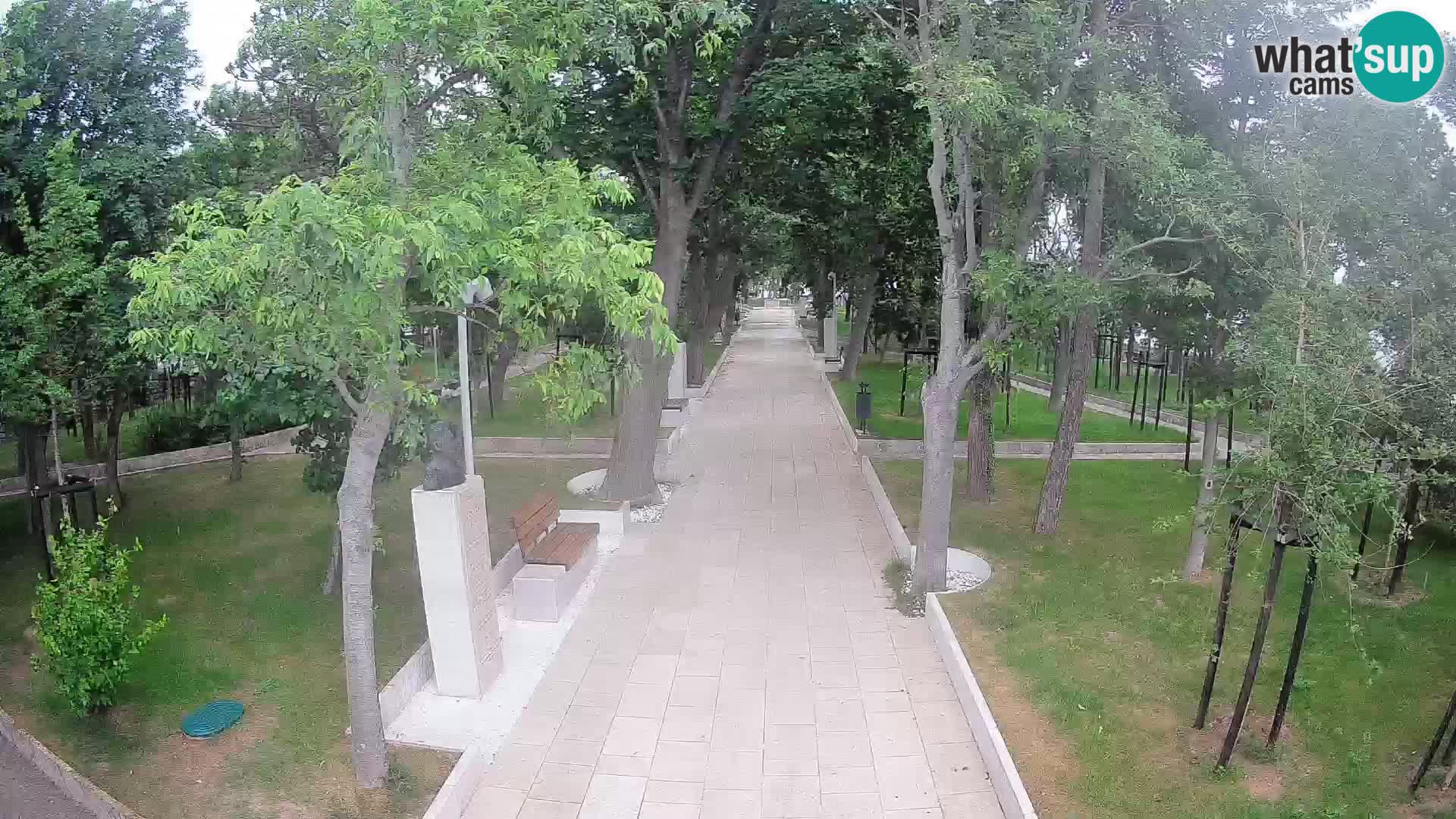 Writers’ Park Webcam Senj – Live by the Sea