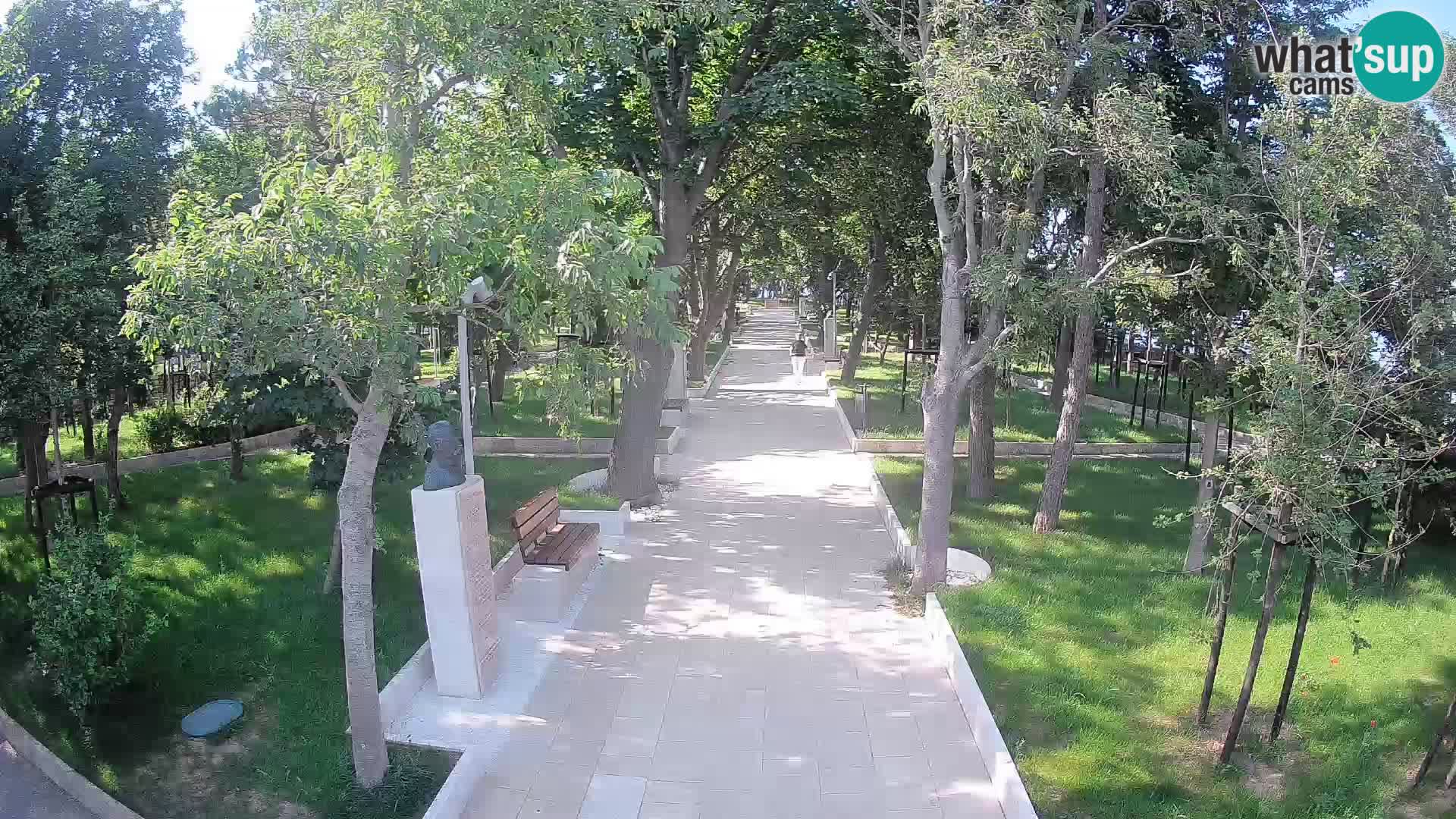 Writers’ Park Webcam Senj – Live by the Sea
