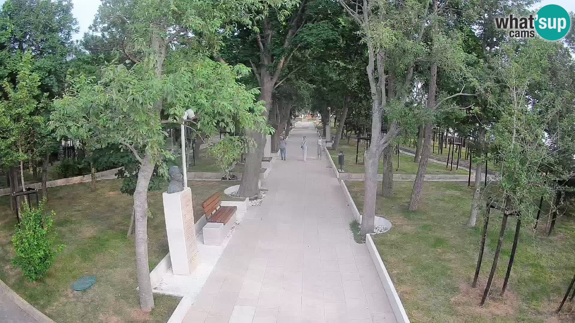 Writers’ Park Webcam Senj – Live by the Sea