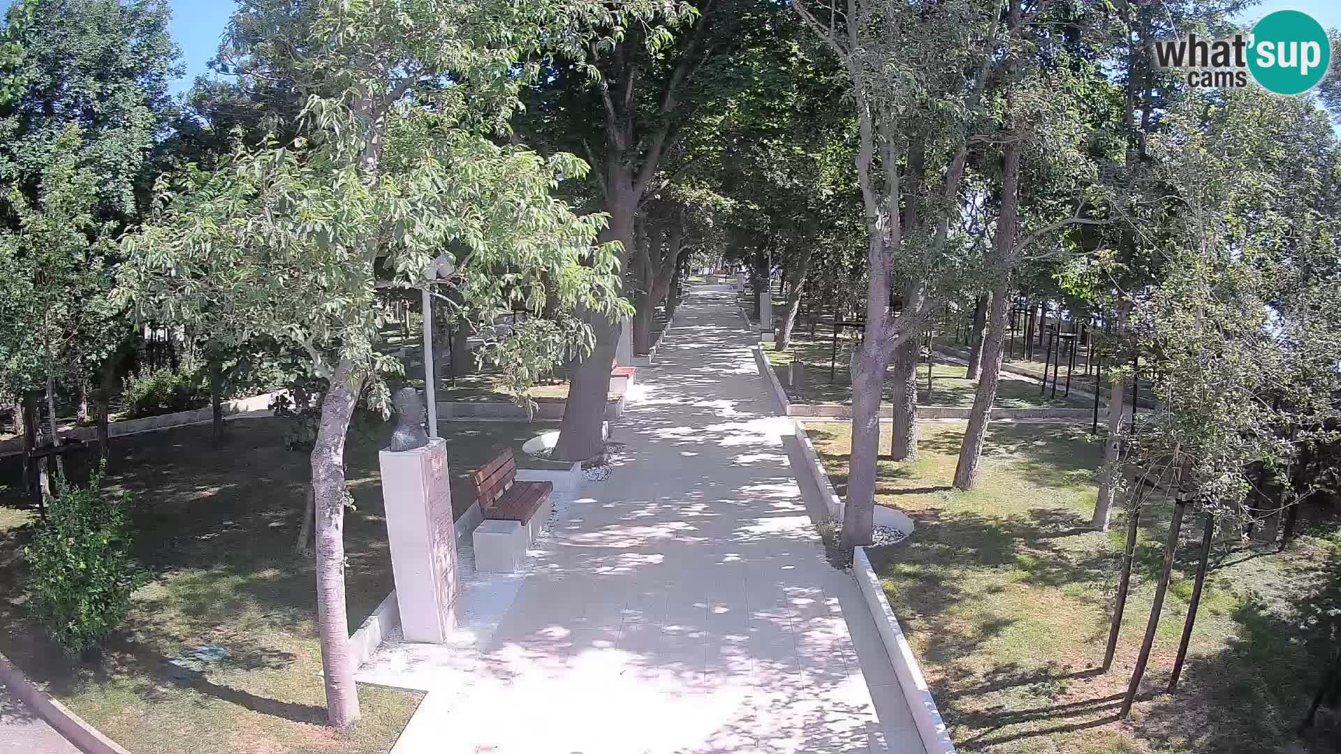 Writers’ Park Webcam Senj – Live by the Sea