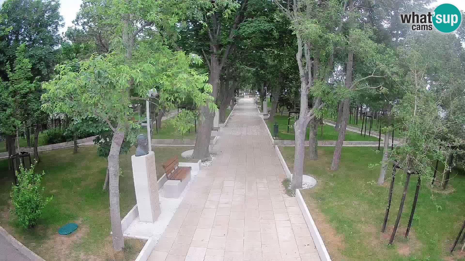 Writers’ Park Webcam Senj – Live by the Sea
