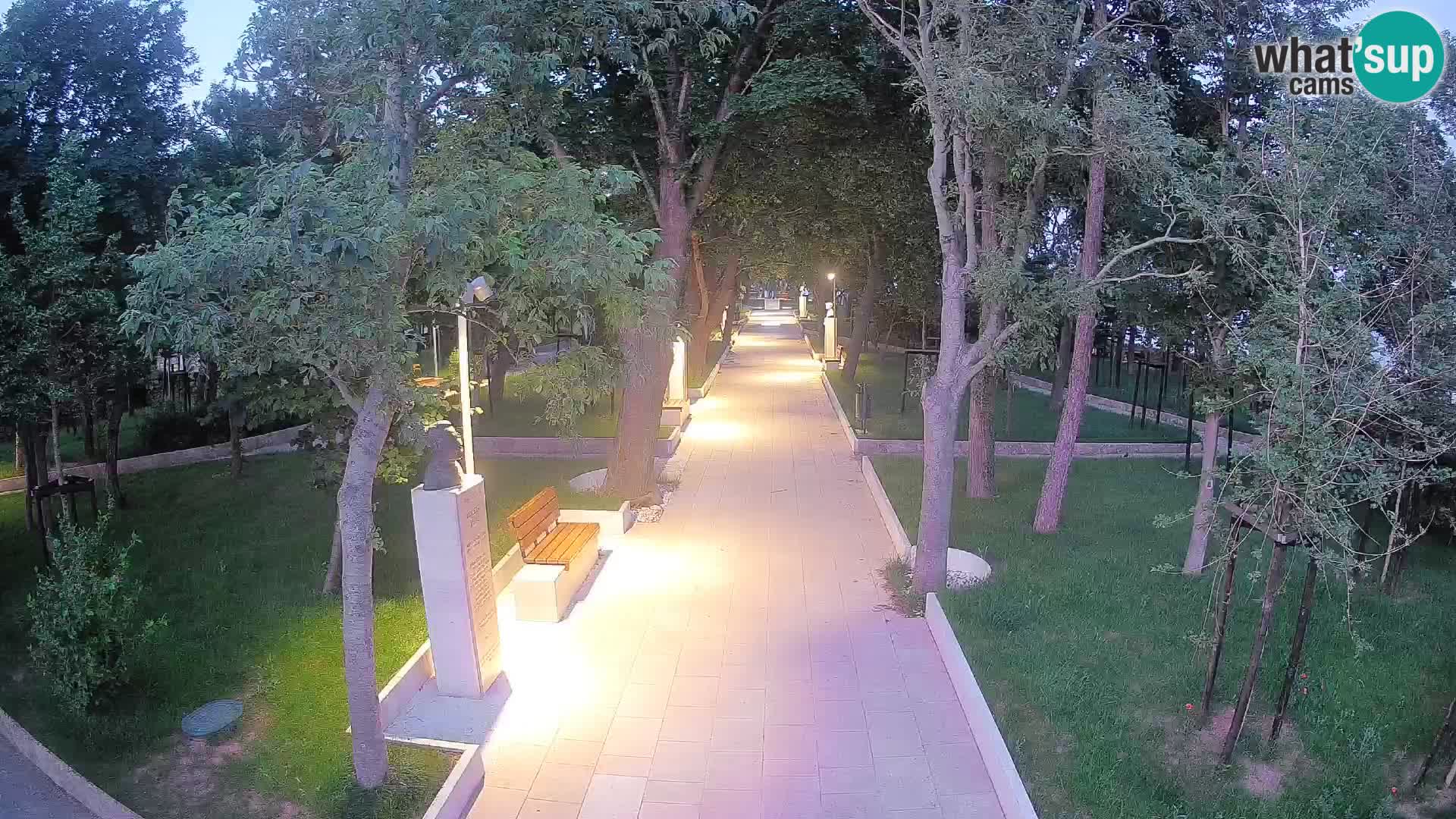Writers’ Park Webcam Senj – Live by the Sea