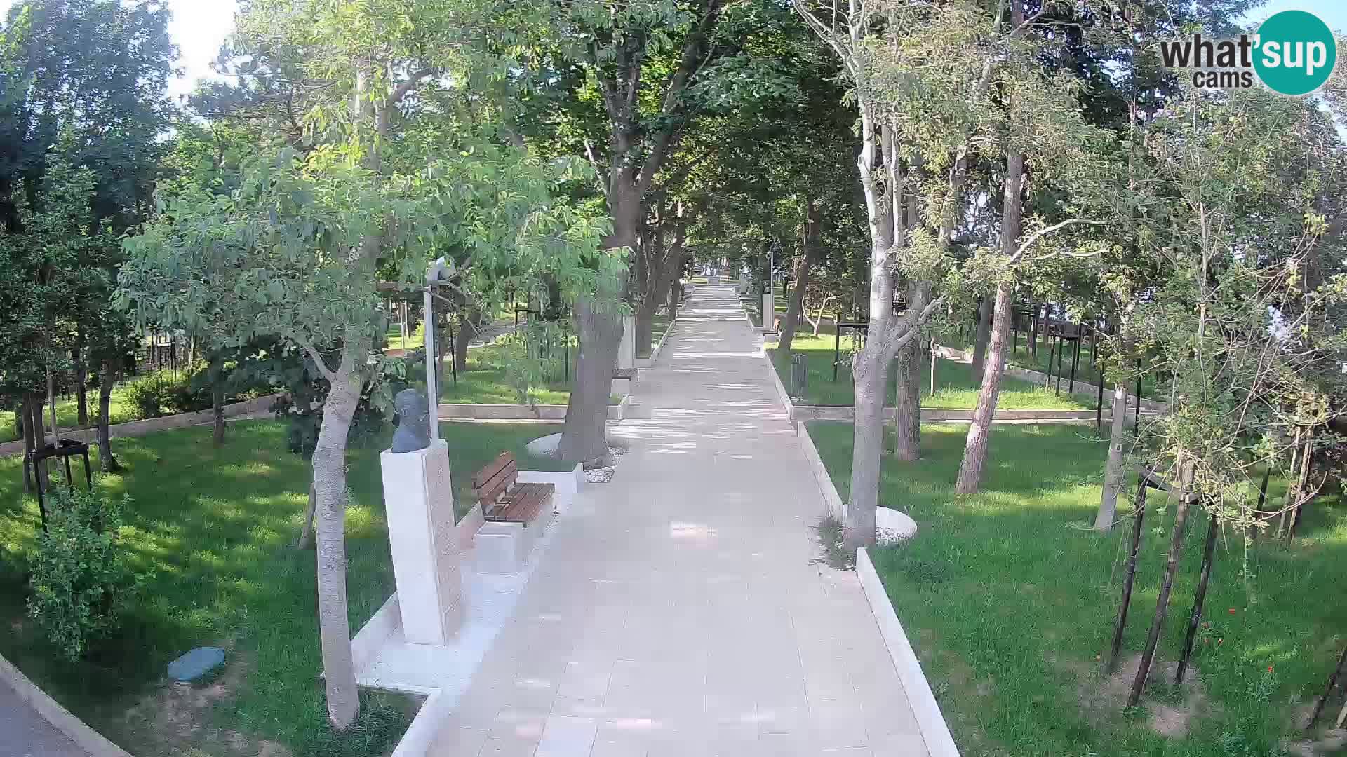 Writers’ Park Webcam Senj – Live by the Sea