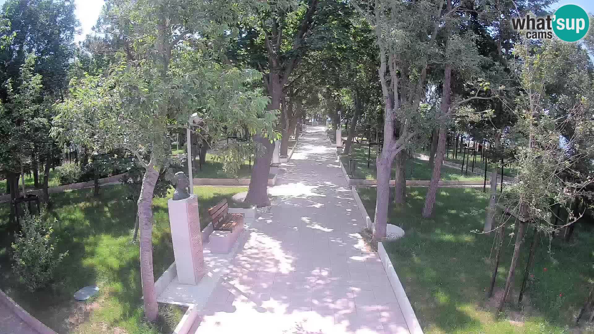 Writers’ Park Webcam Senj – Live by the Sea