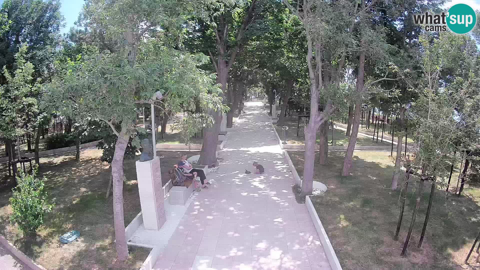 Writers’ Park Webcam Senj – Live by the Sea