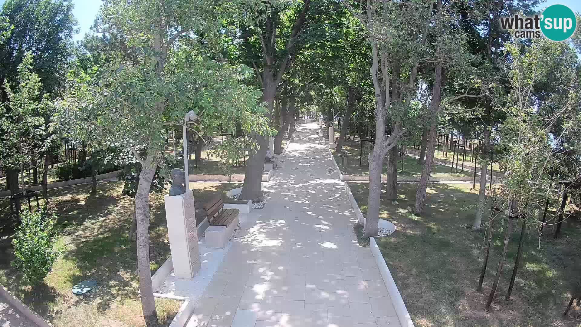 Writers’ Park Webcam Senj – Live by the Sea