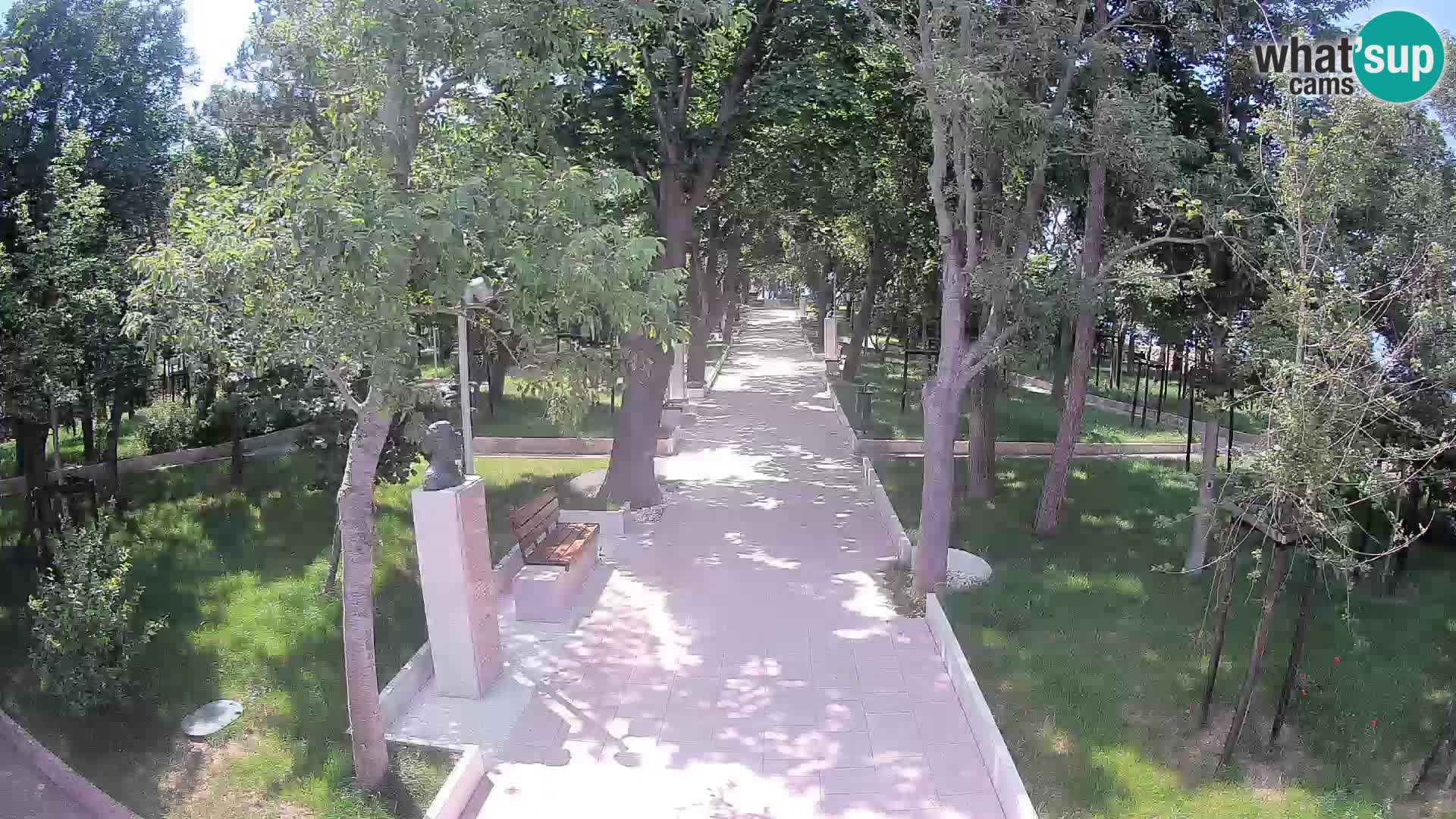 Writers’ Park Webcam Senj – Live by the Sea