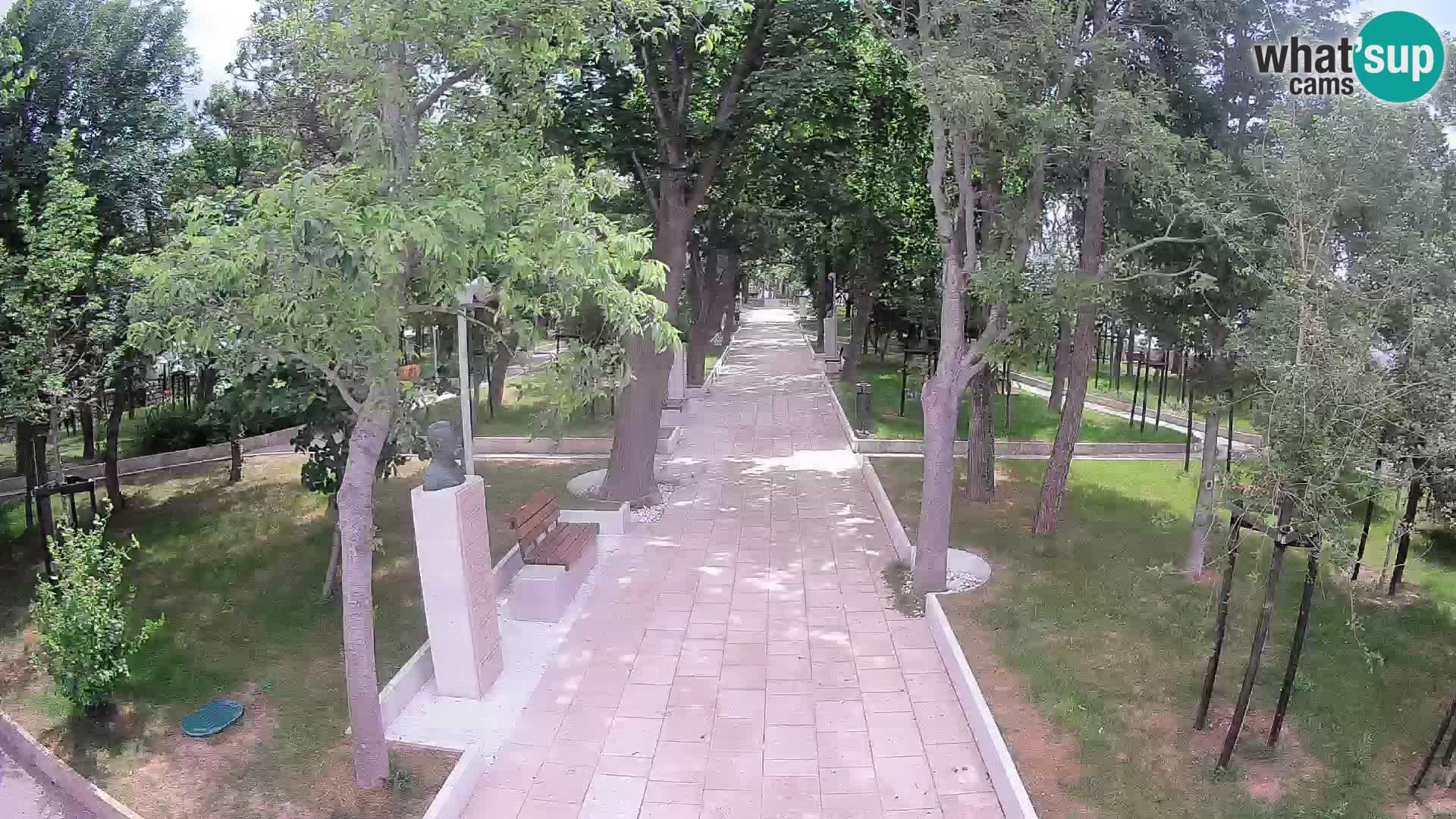Writers’ Park Webcam Senj – Live by the Sea