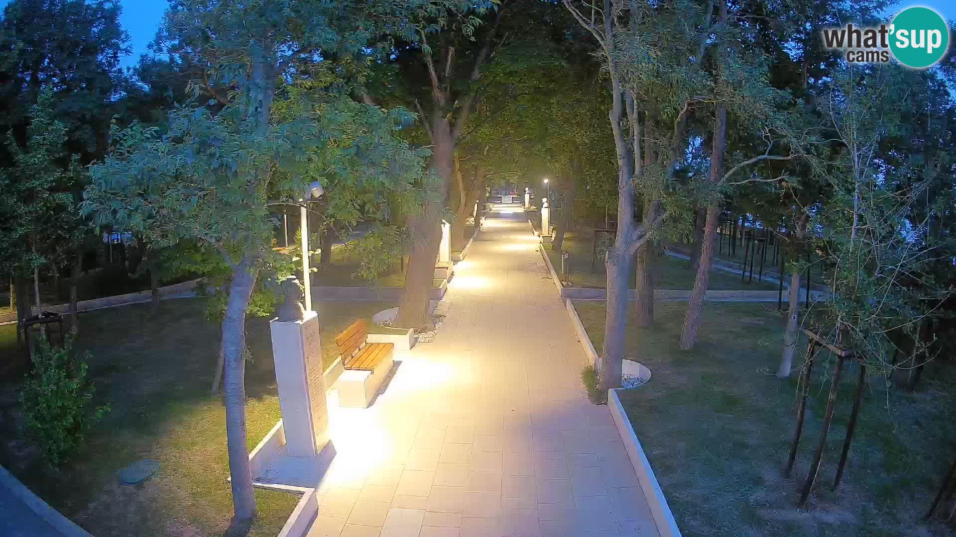Writers’ Park Webcam Senj – Live by the Sea