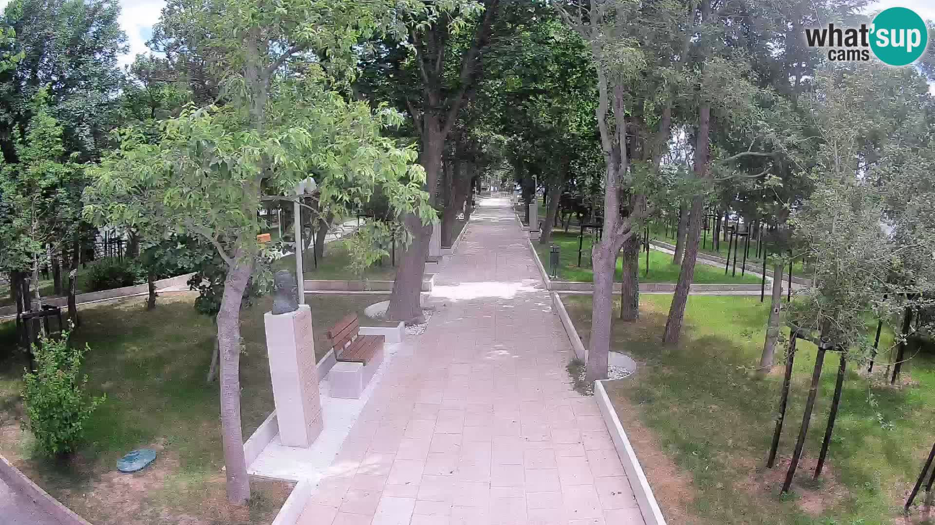 Writers’ Park Webcam Senj – Live by the Sea