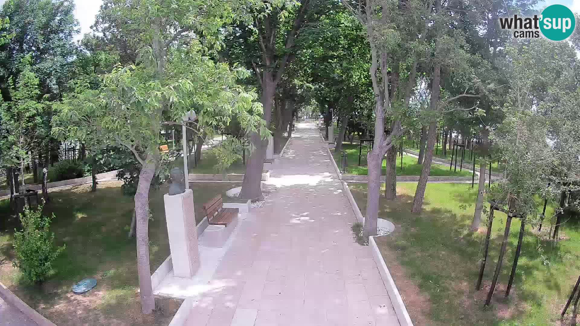 Writers’ Park Webcam Senj – Live by the Sea
