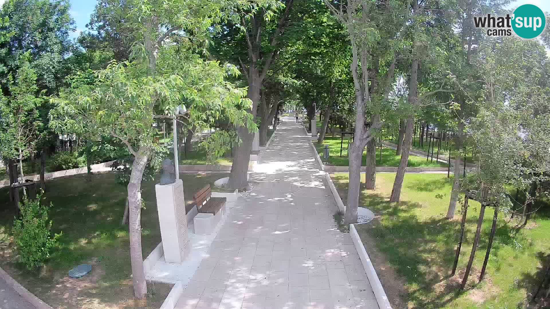 Writers’ Park Webcam Senj – Live by the Sea