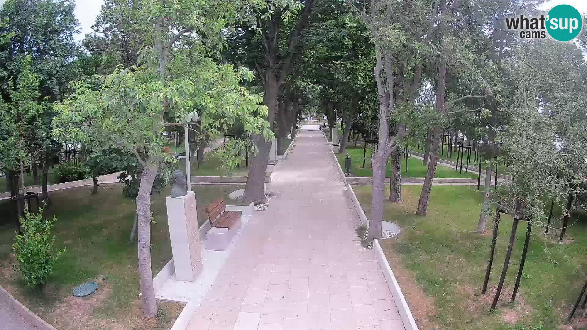 Writers’ Park Webcam Senj – Live by the Sea