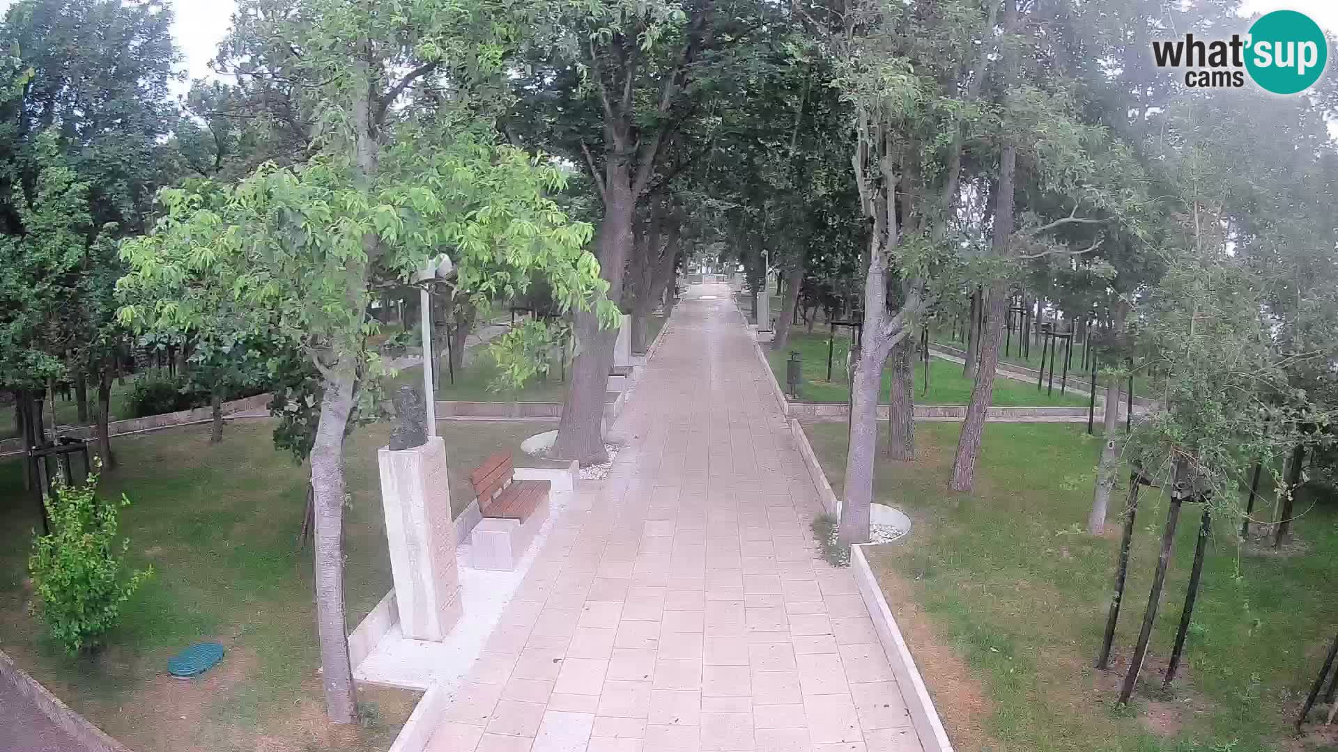 Writers’ Park Webcam Senj – Live by the Sea